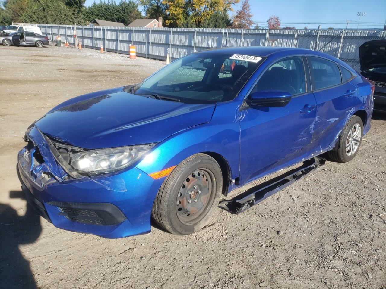 HONDA CIVIC 2016 19xfc2f53ge028201