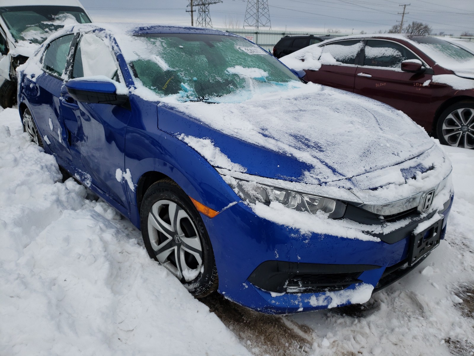 HONDA CIVIC LX 2018 19xfc2f53je035012