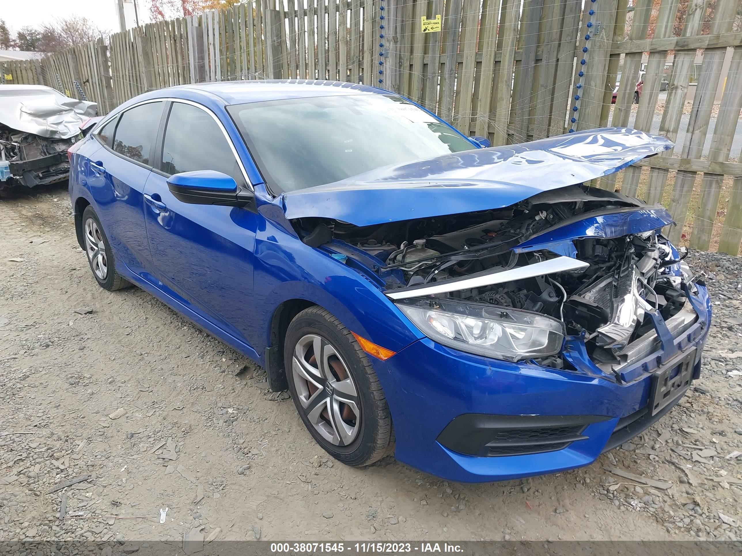 HONDA CIVIC 2016 19xfc2f54ge010368