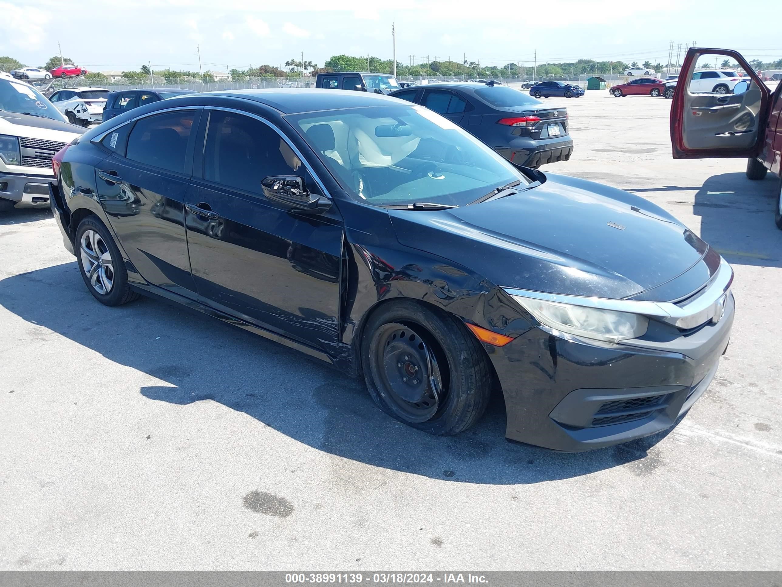 HONDA CIVIC 2016 19xfc2f54ge017210