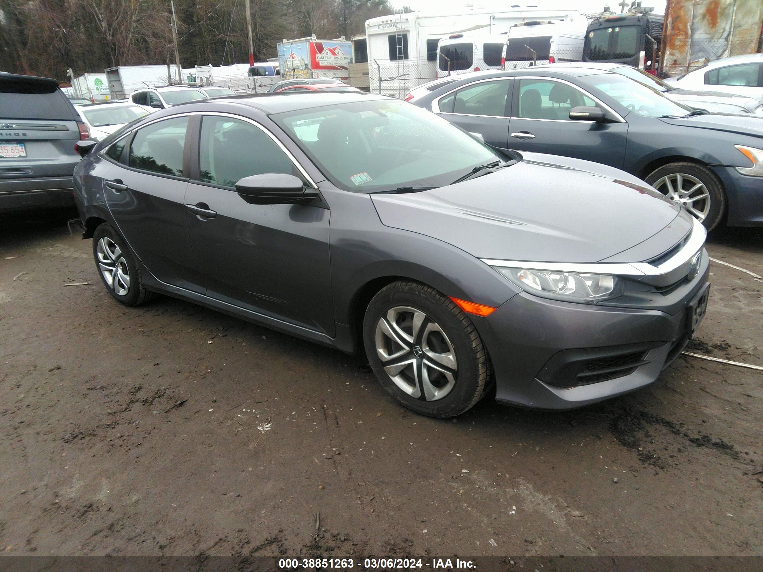 HONDA CIVIC 2017 19xfc2f54he228909