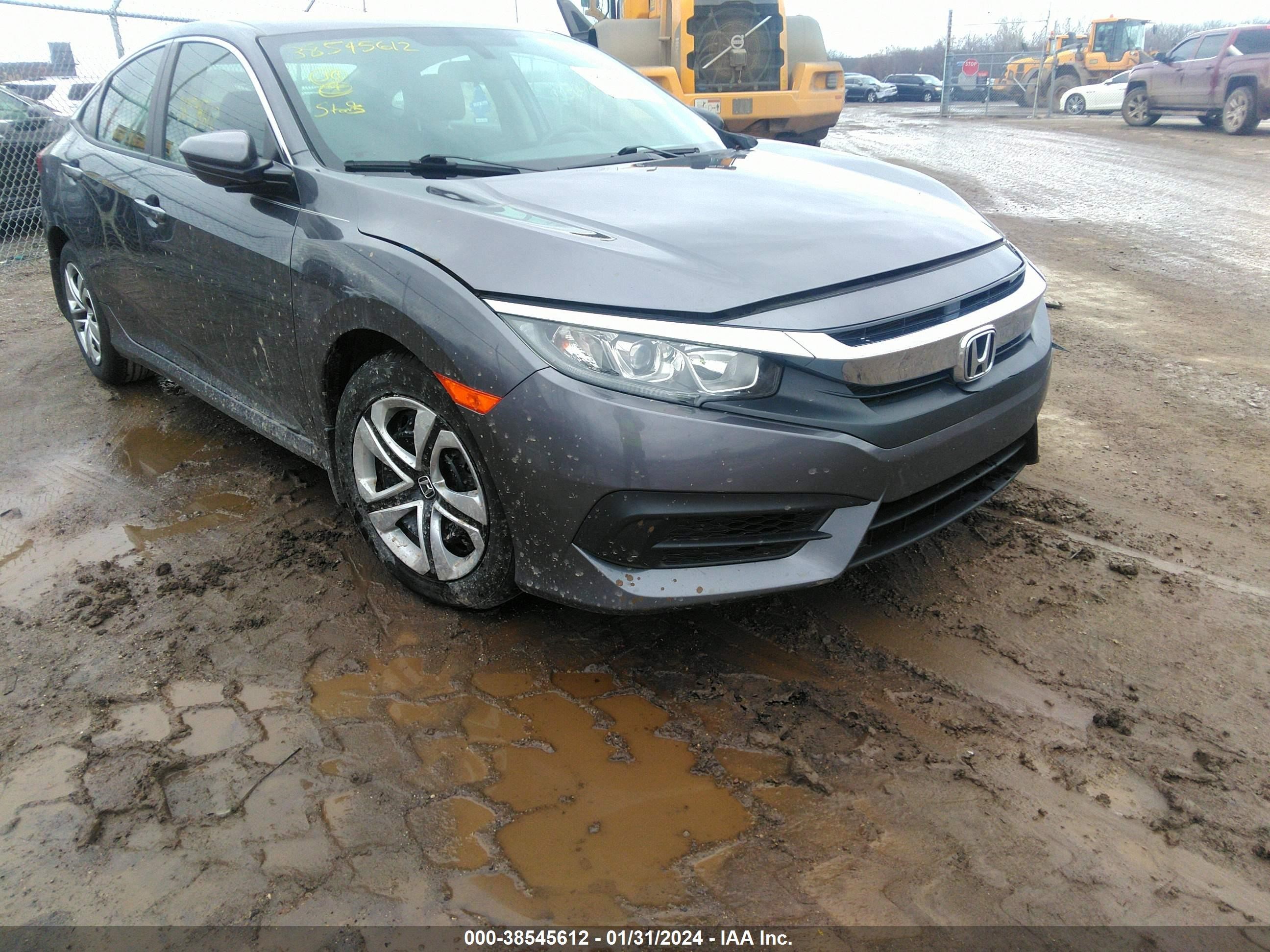 HONDA CIVIC 2016 19xfc2f58ge018828