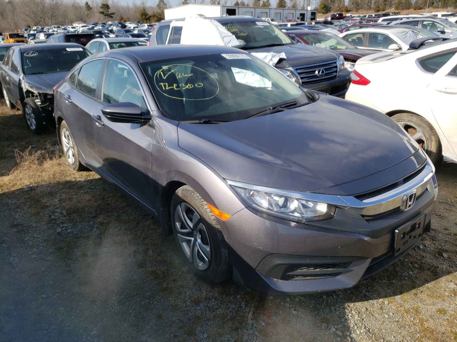 HONDA CIVIC LX 2017 19xfc2f59he047742