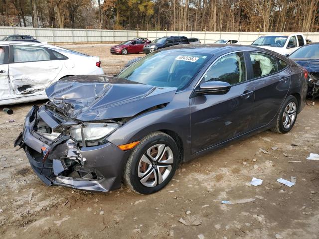 HONDA CIVIC LX 2016 19xfc2f5xge037798