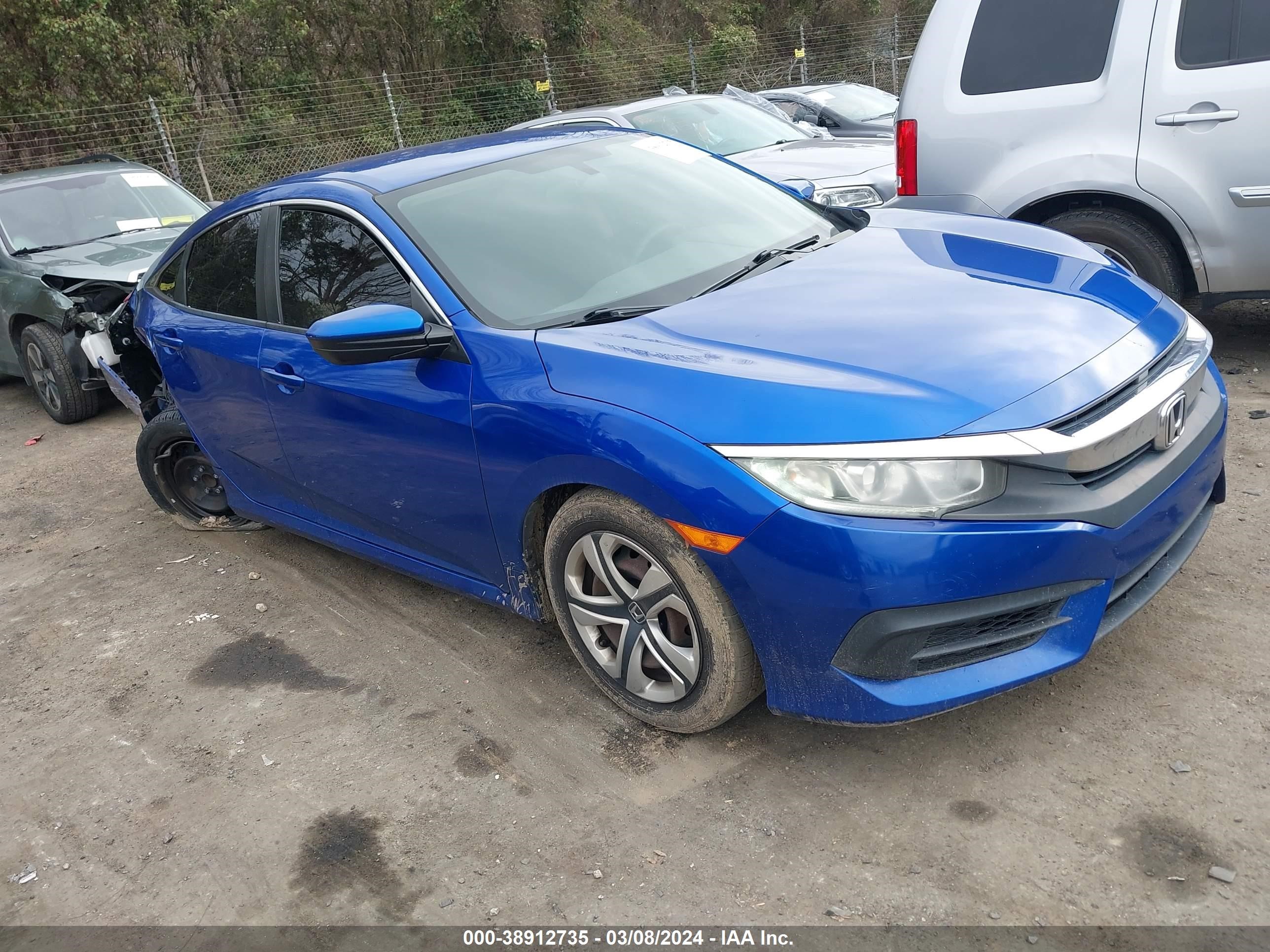 HONDA CIVIC 2016 19xfc2f5xge041933