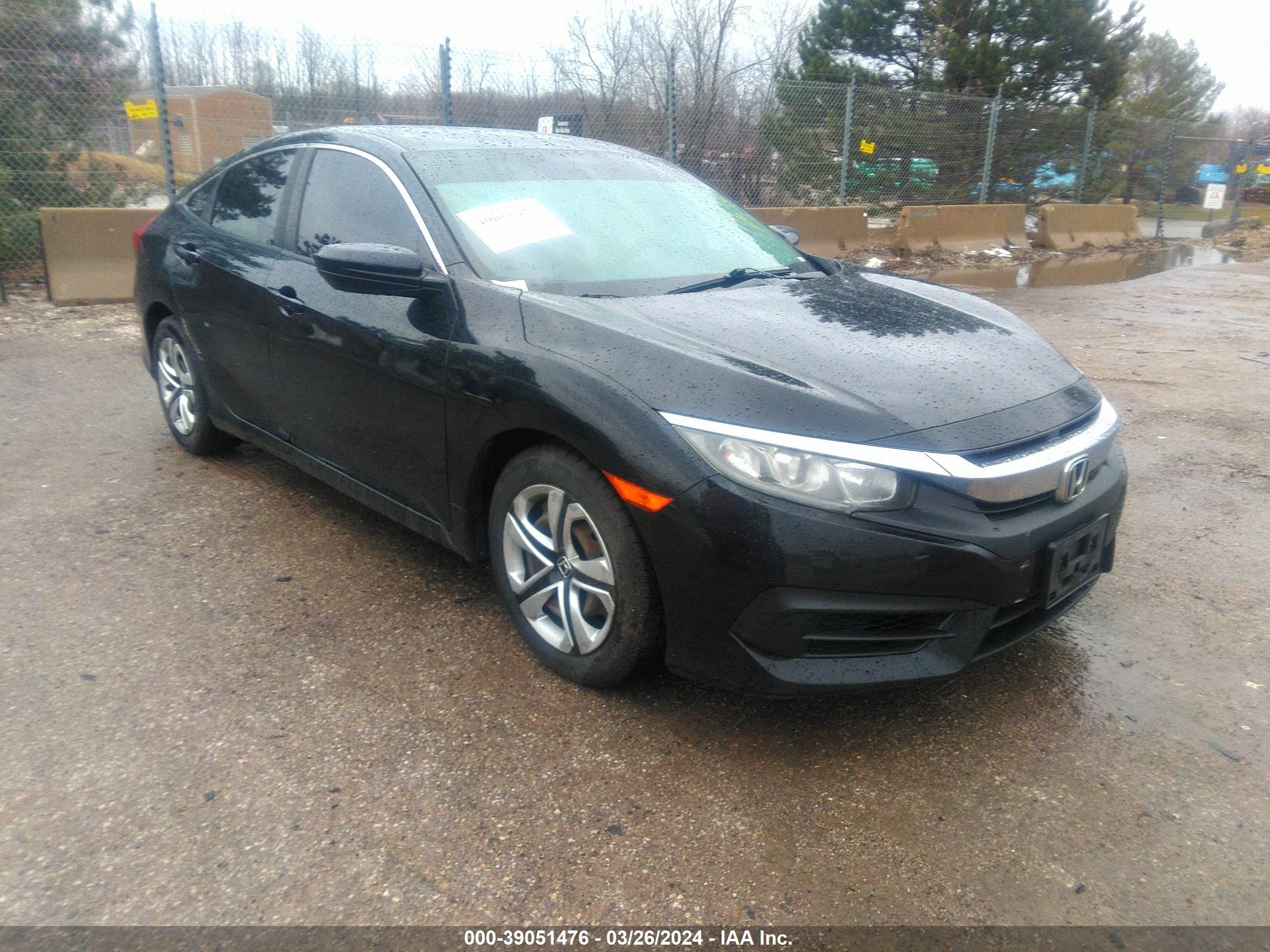 HONDA CIVIC 2016 19xfc2f5xge051748