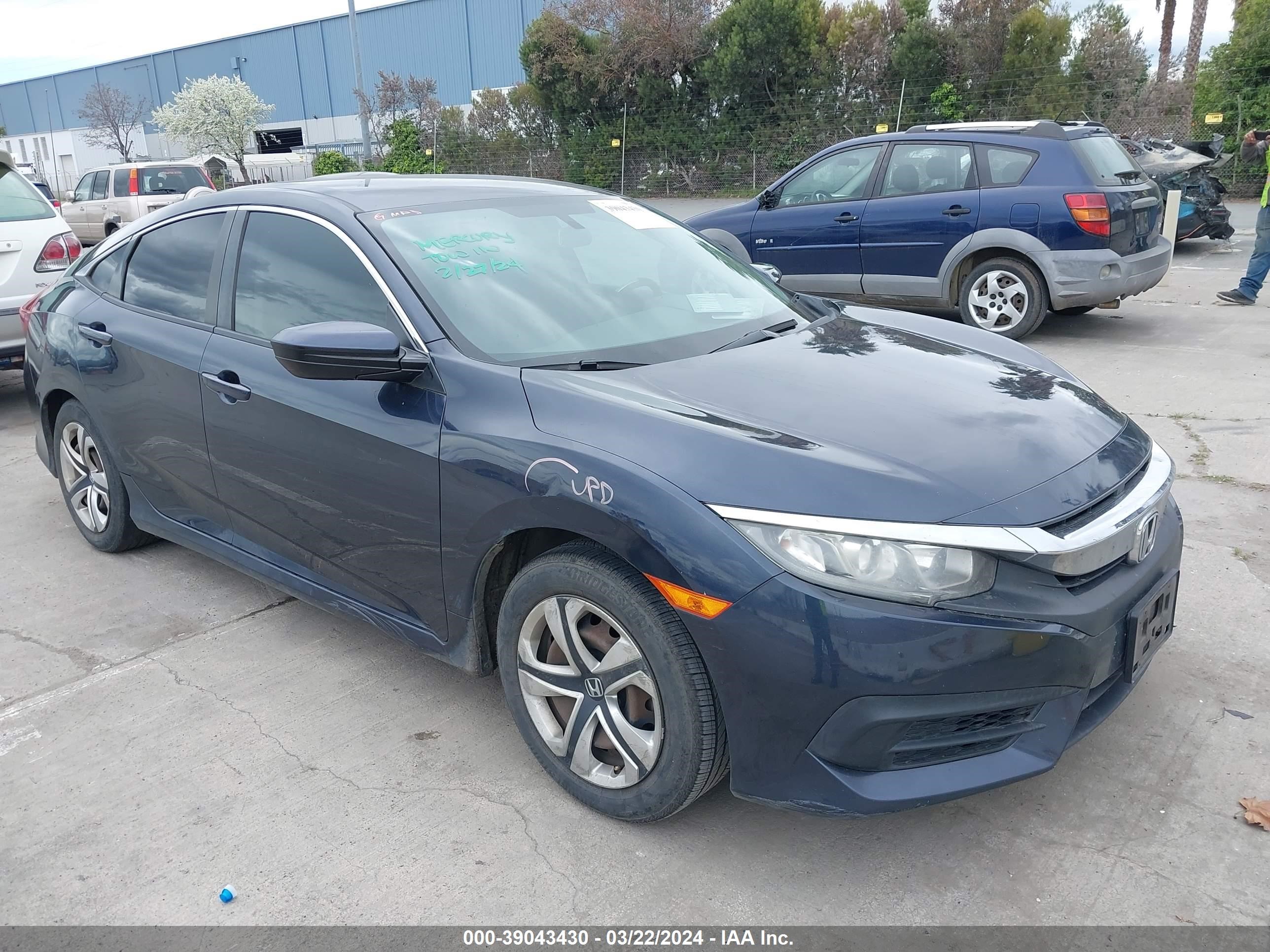 HONDA CIVIC 2016 19xfc2f5xge215208