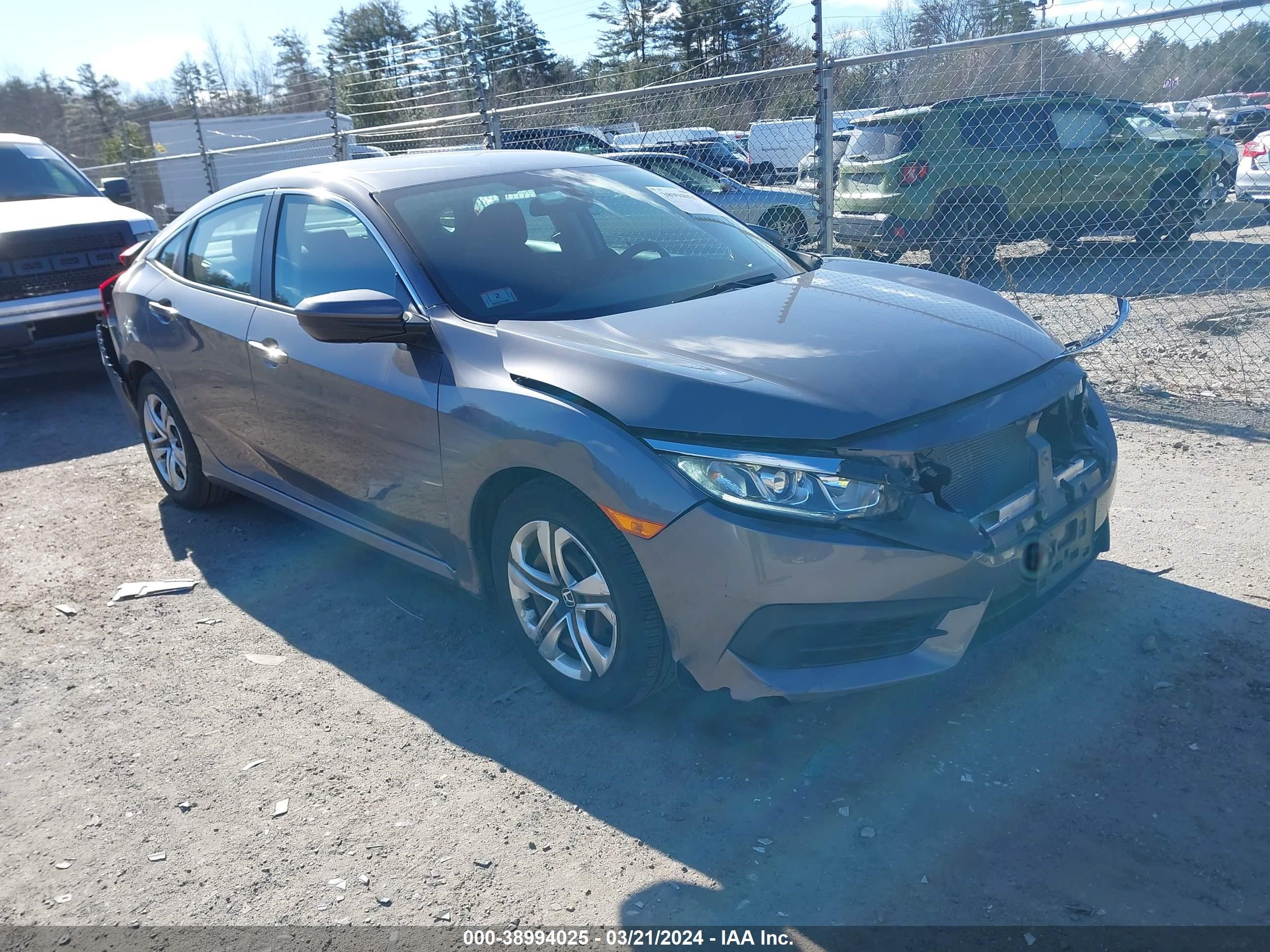 HONDA CIVIC 2017 19xfc2f5xhe216540