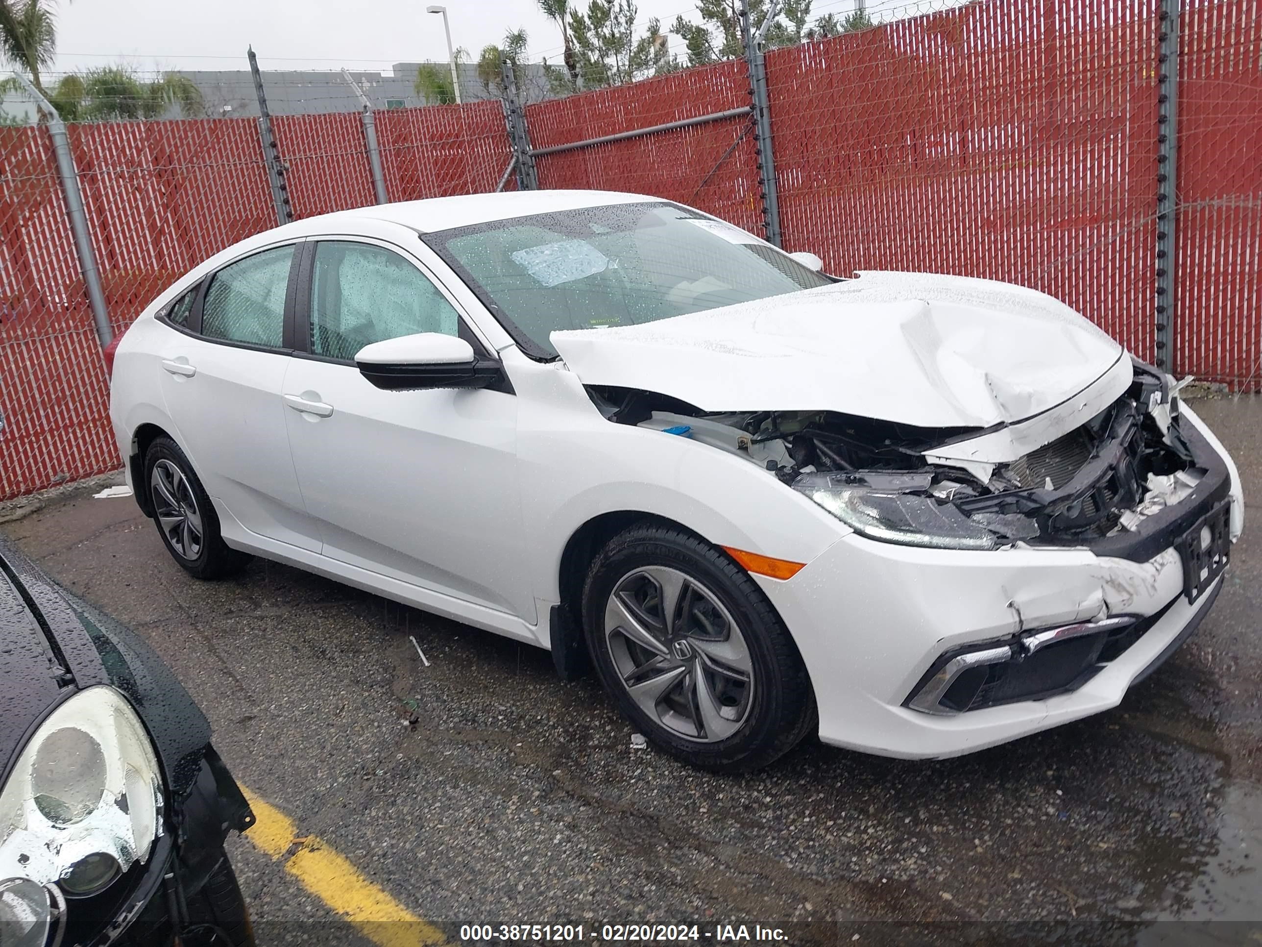 HONDA CIVIC 2020 19xfc2f62le216534