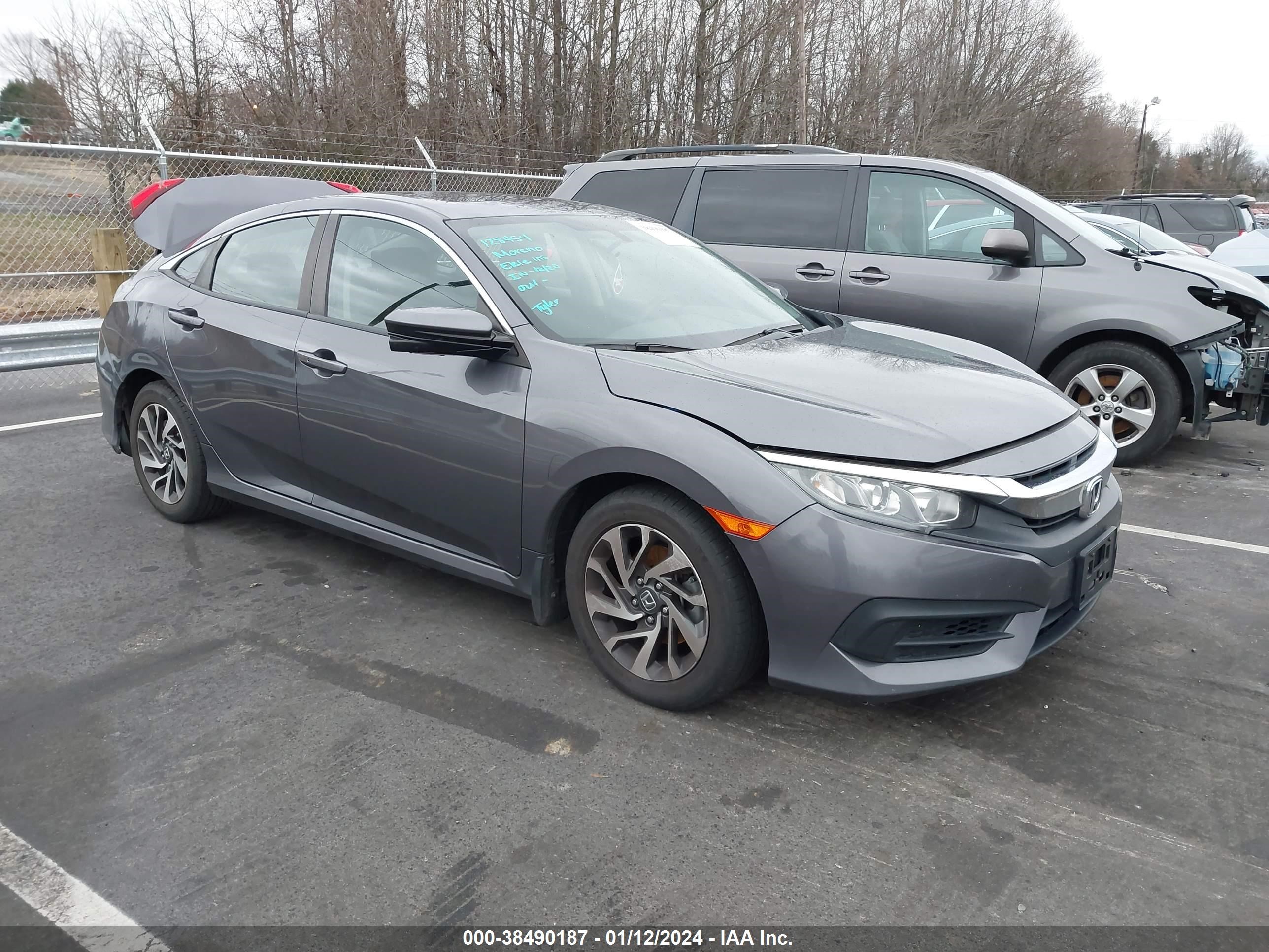 HONDA CIVIC 2016 19xfc2f70ge053543