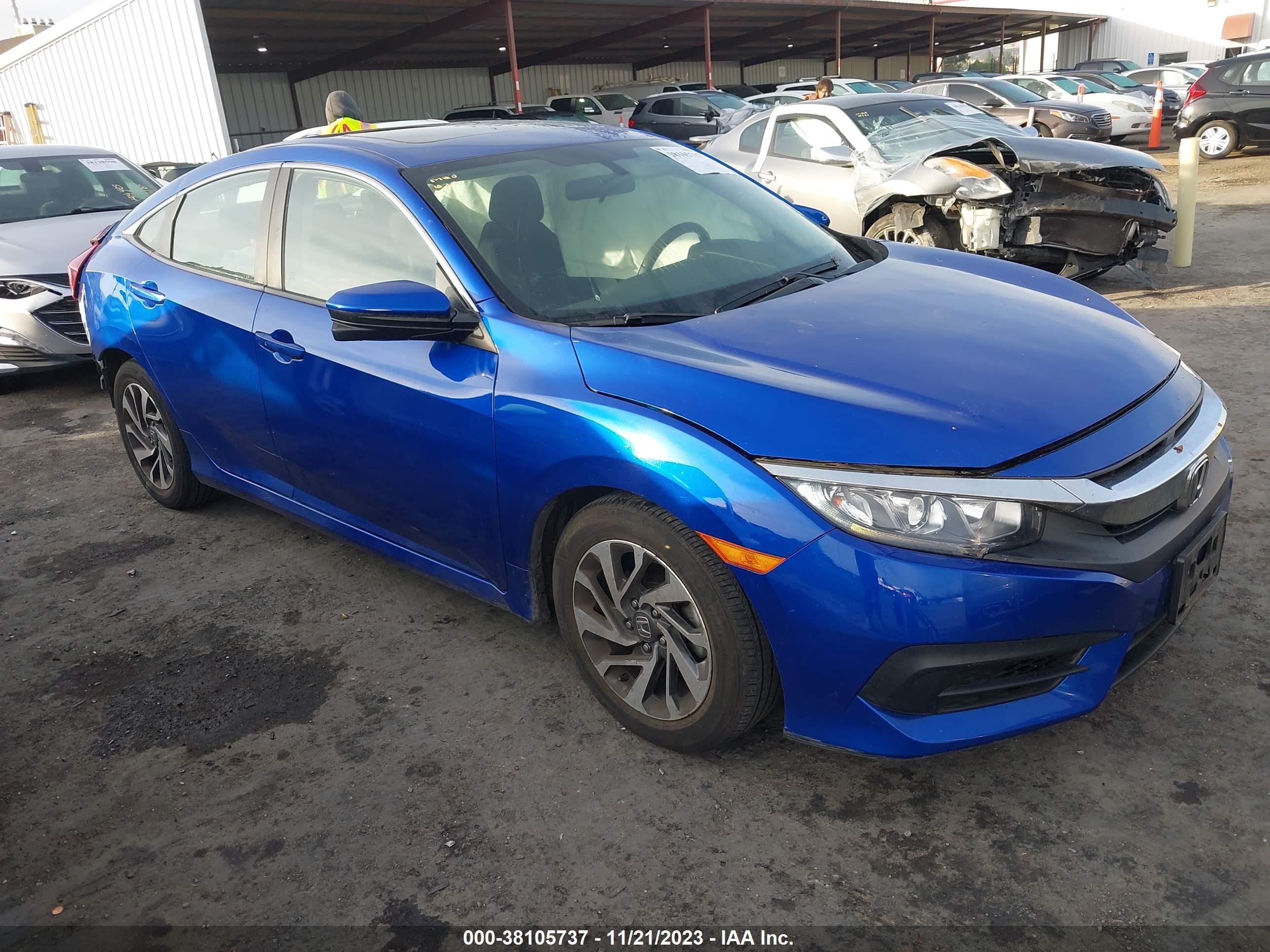 HONDA CIVIC 2017 19xfc2f72he232345