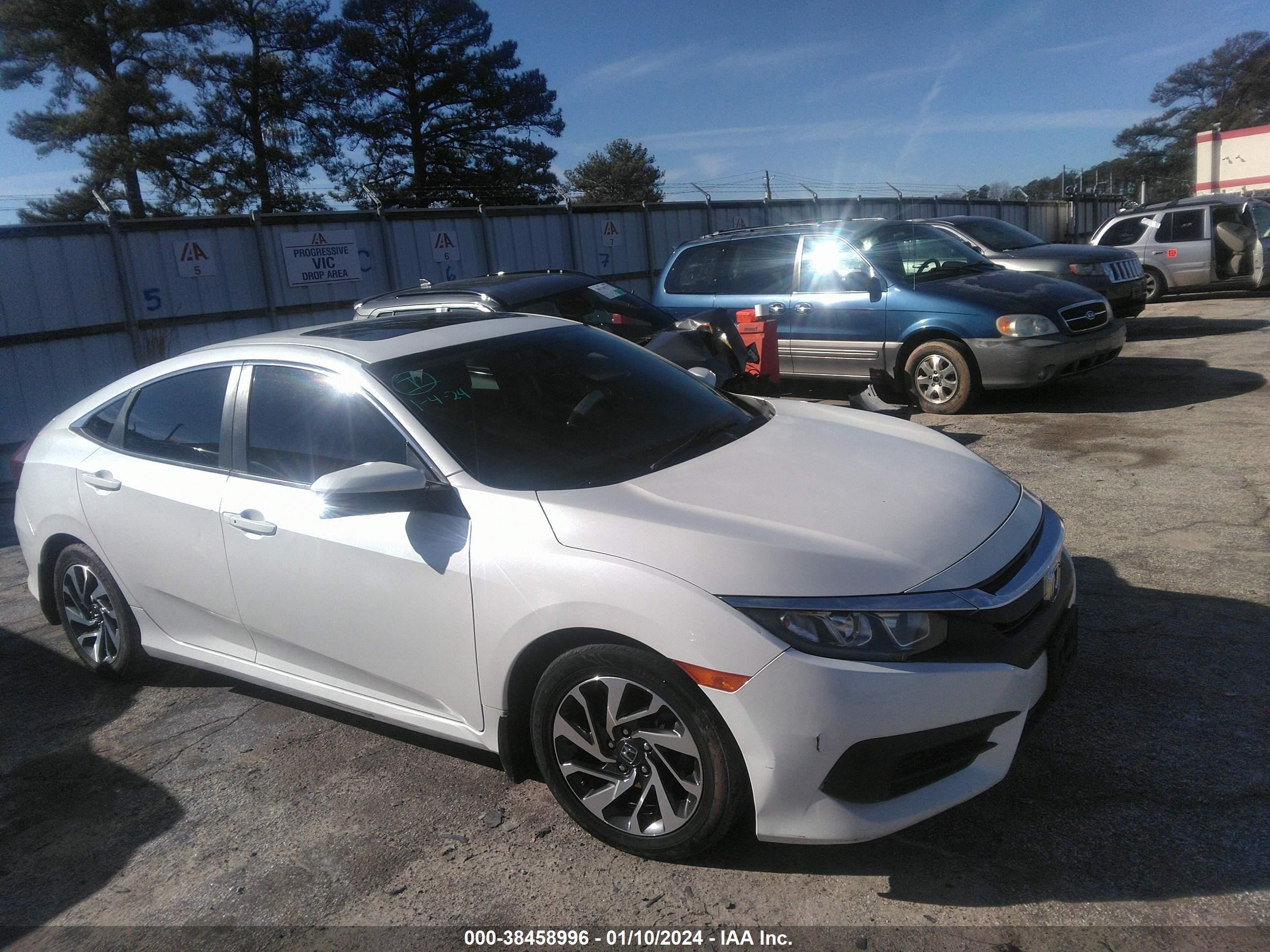 HONDA CIVIC EX 2016 19xfc2f73ge076993