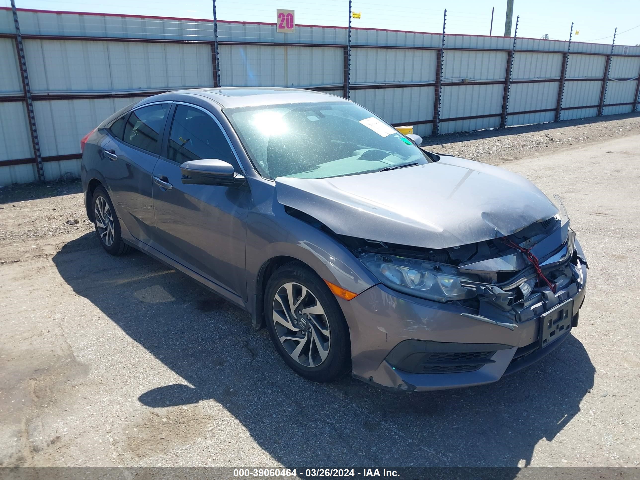 HONDA CIVIC 2016 19xfc2f73ge092661