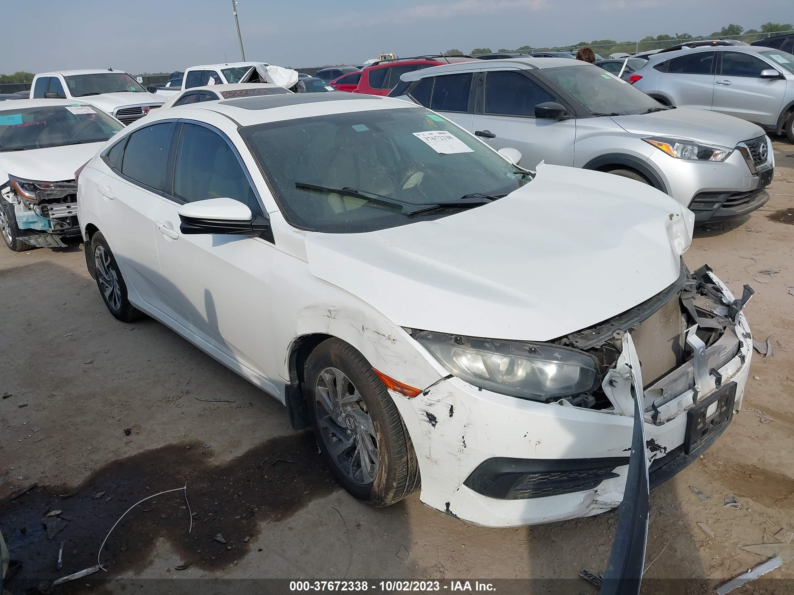 HONDA CIVIC 2016 19xfc2f74ge001686