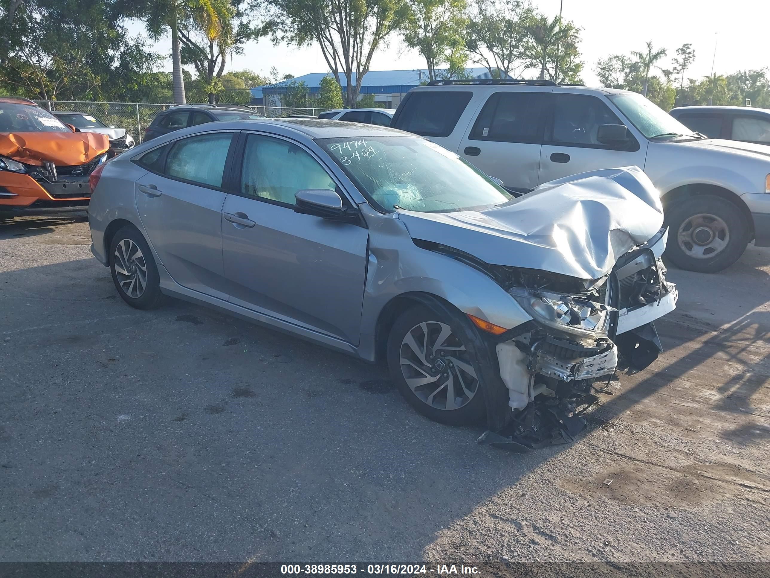 HONDA CIVIC 2018 19xfc2f74je039474