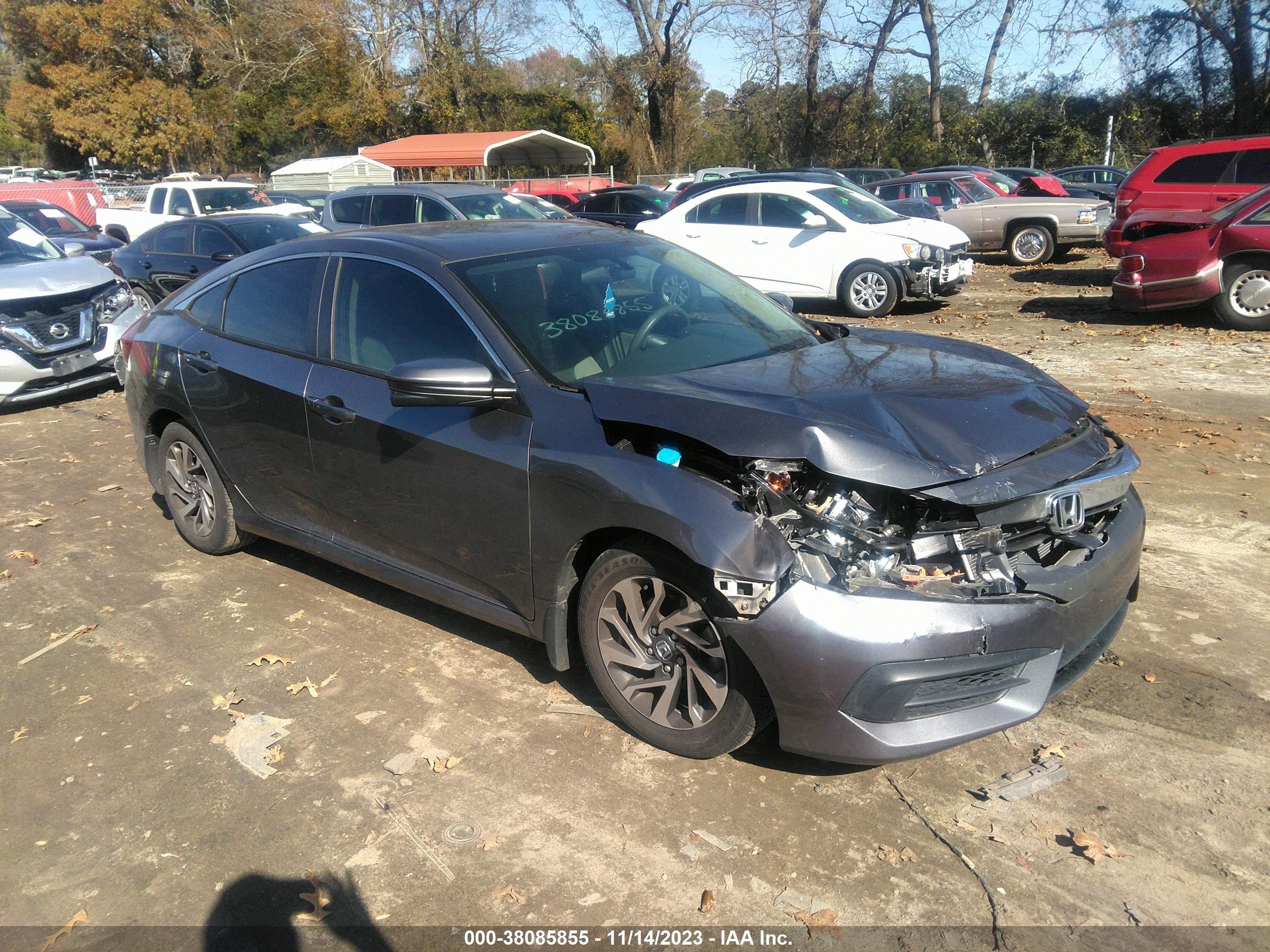 HONDA CIVIC 2016 19xfc2f76ge028601