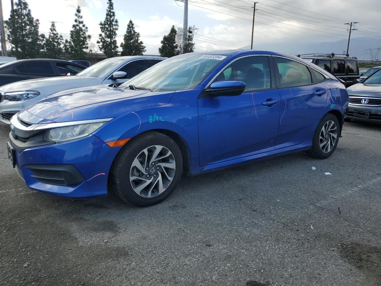 HONDA CIVIC 2017 19xfc2f76he213538