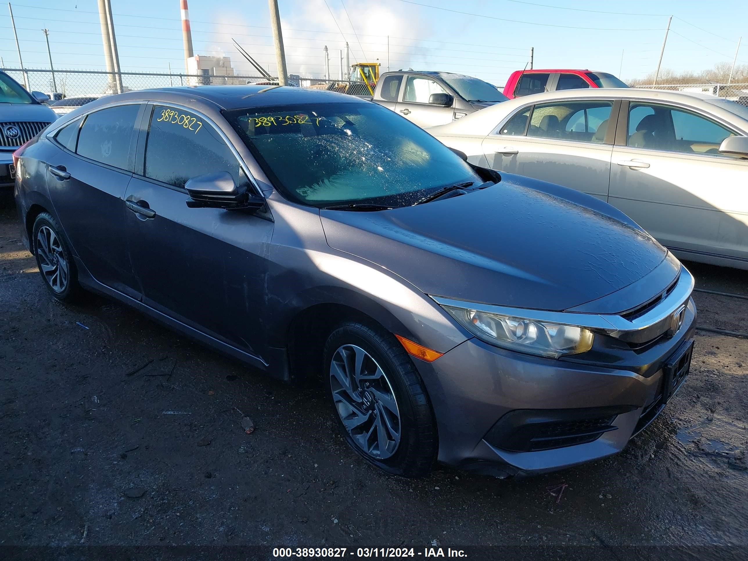 HONDA CIVIC 2016 19xfc2f78ge024307