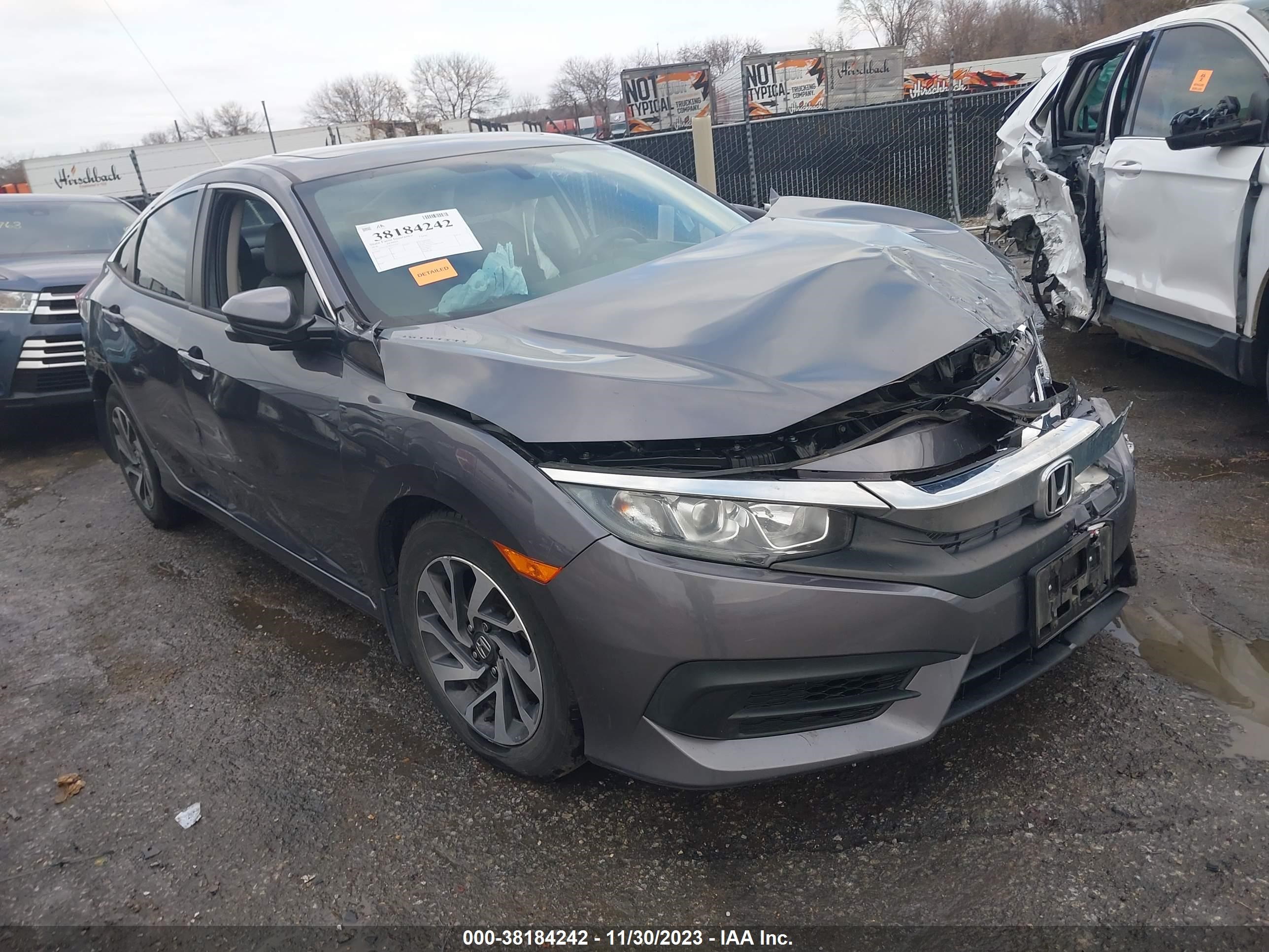 HONDA CIVIC 2016 19xfc2f78ge070977