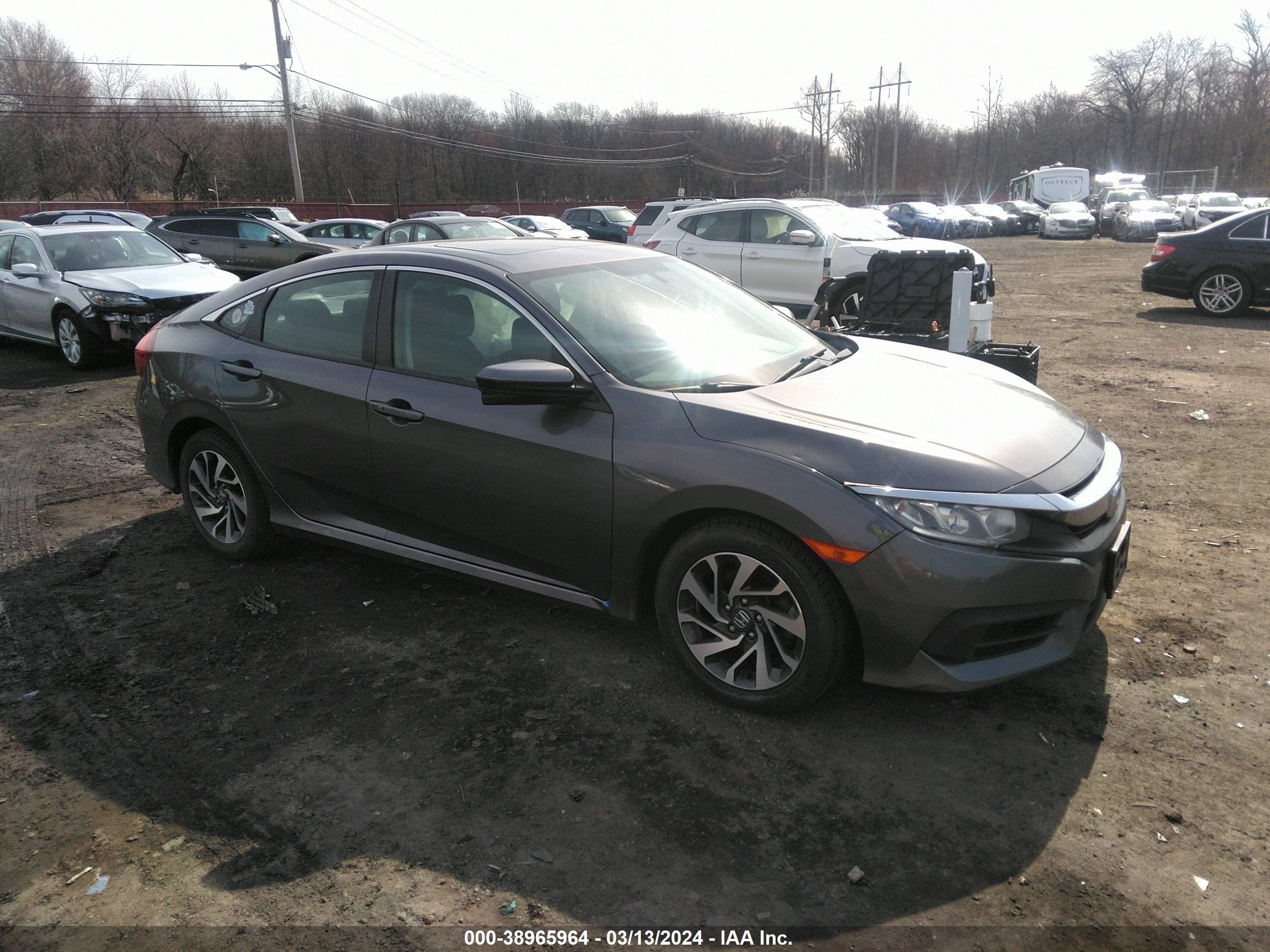 HONDA CIVIC 2016 19xfc2f78ge239413