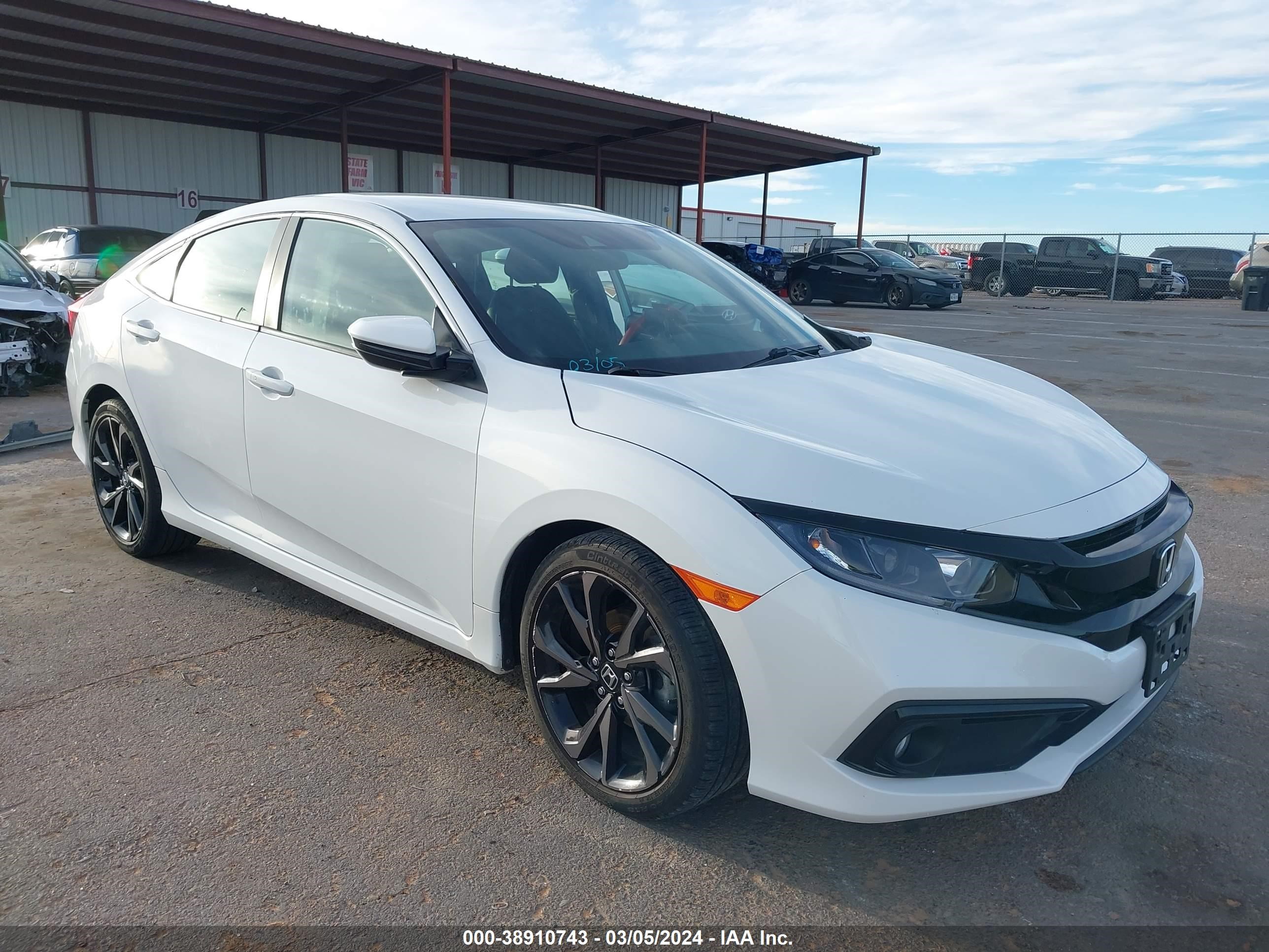 HONDA CIVIC 2019 19xfc2f82ke001946