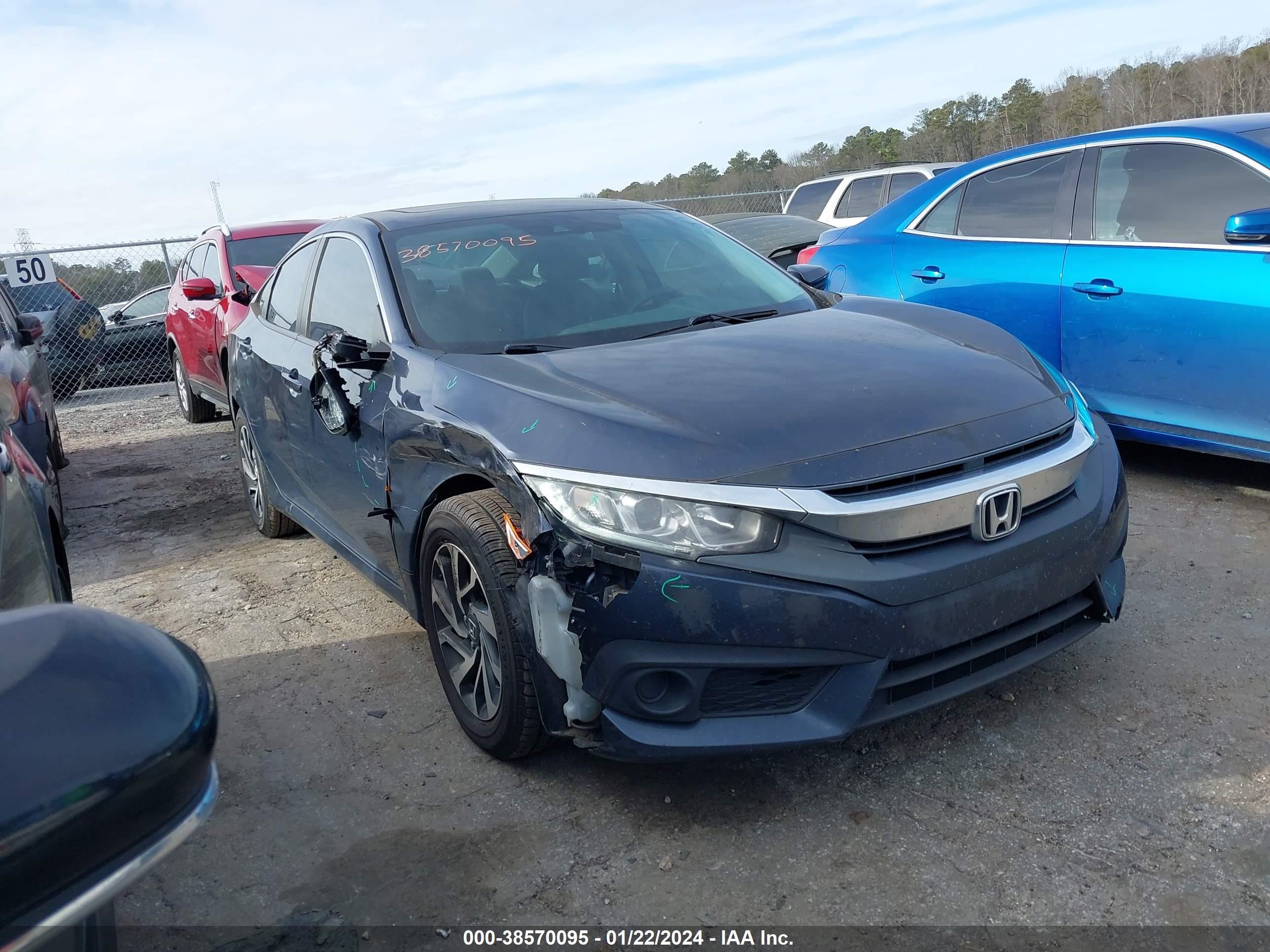 HONDA CIVIC 2016 19xfc2f89ge087196