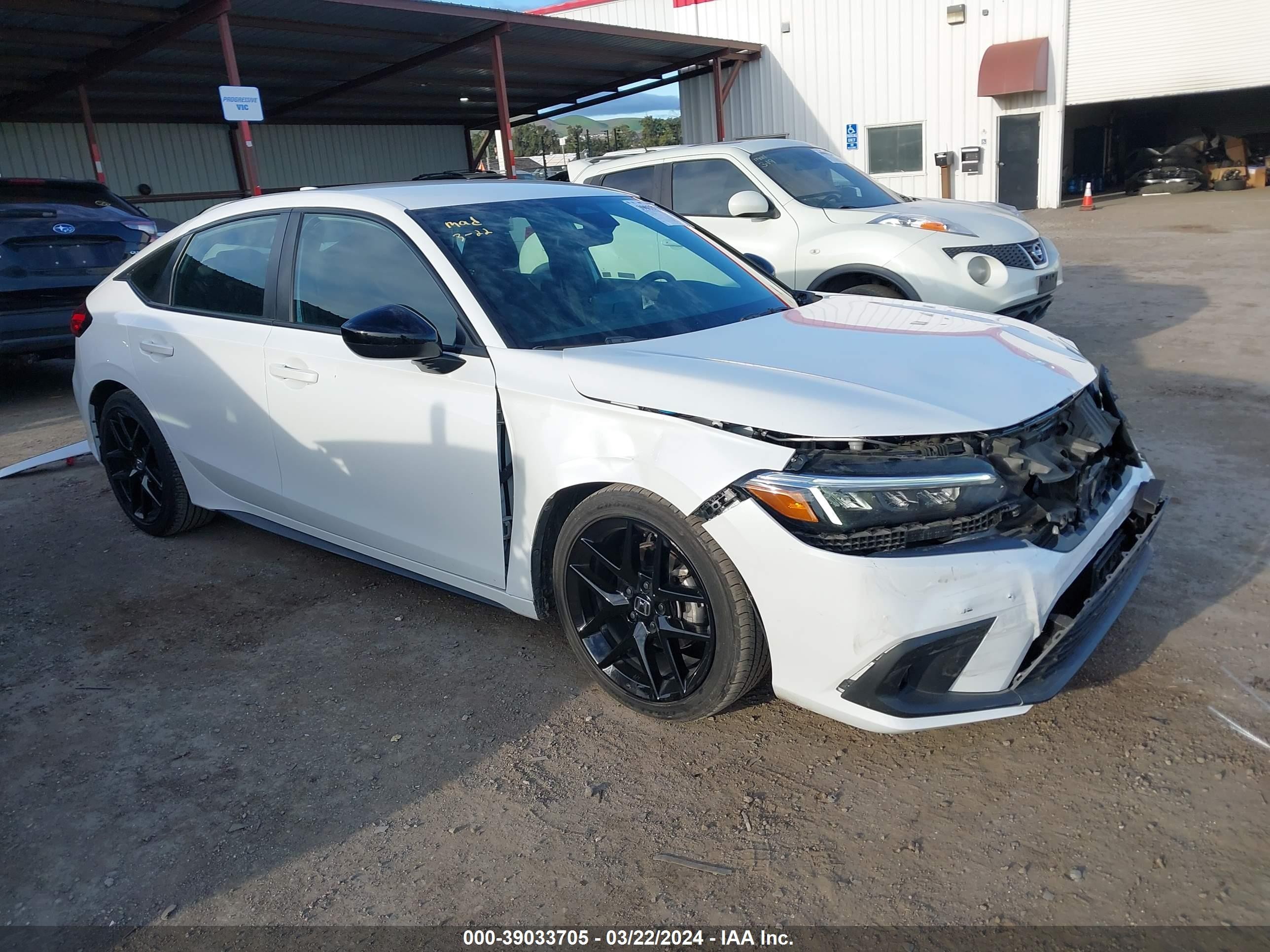 HONDA CIVIC 2022 19xfl2h87ne010689