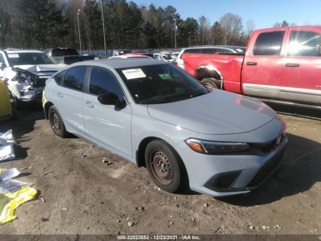 HONDA CIVIC HATCHBACK 2022 19xfl2h8xne004398