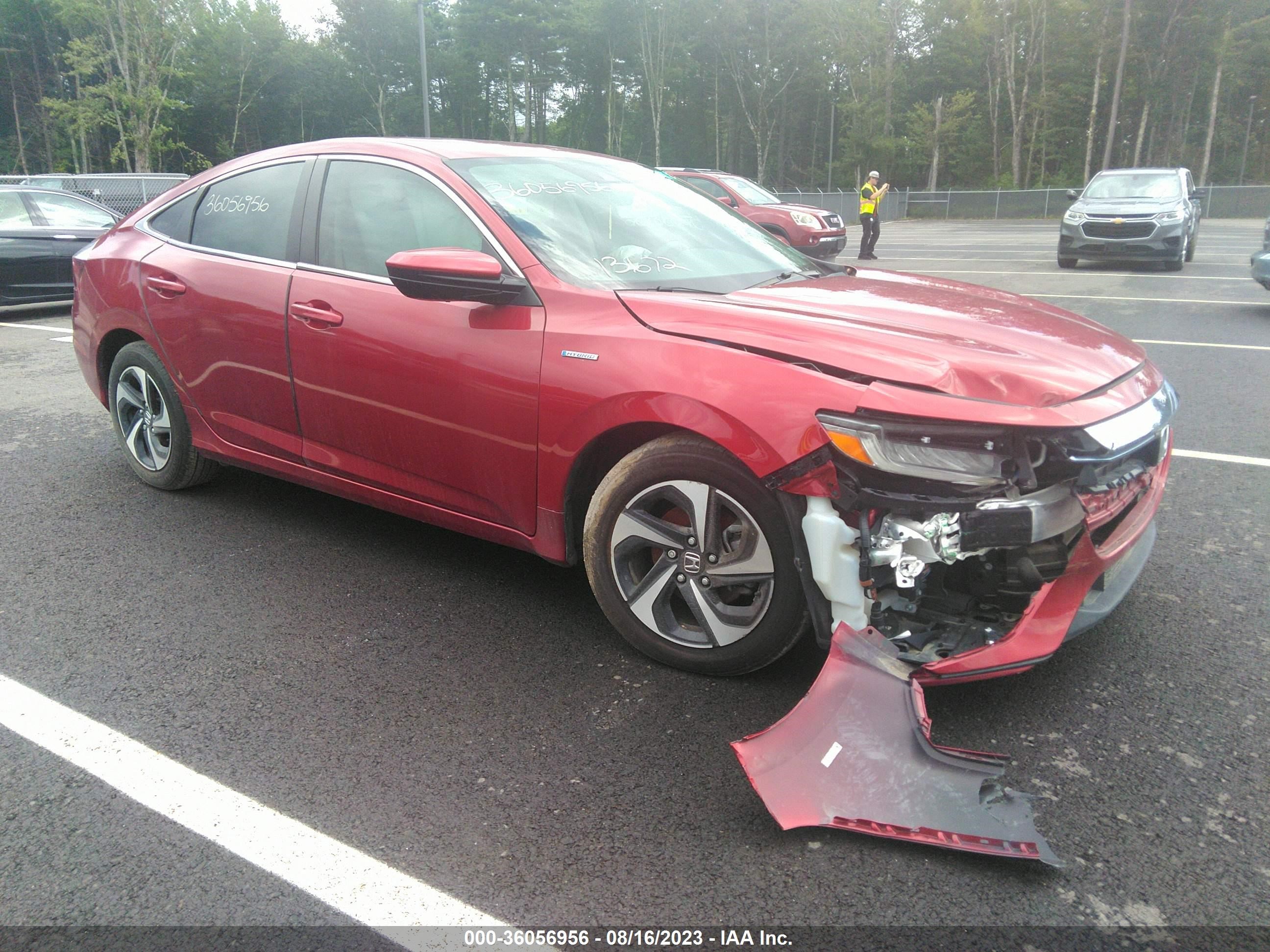 HONDA INSIGHT 2022 19xze4f50ne004177