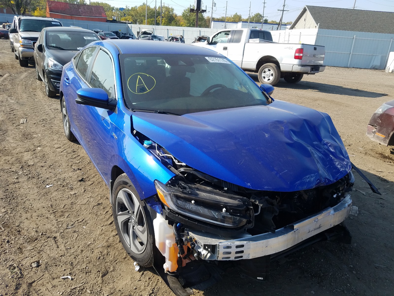 HONDA INSIGHT EX 2019 19xze4f51ke017614