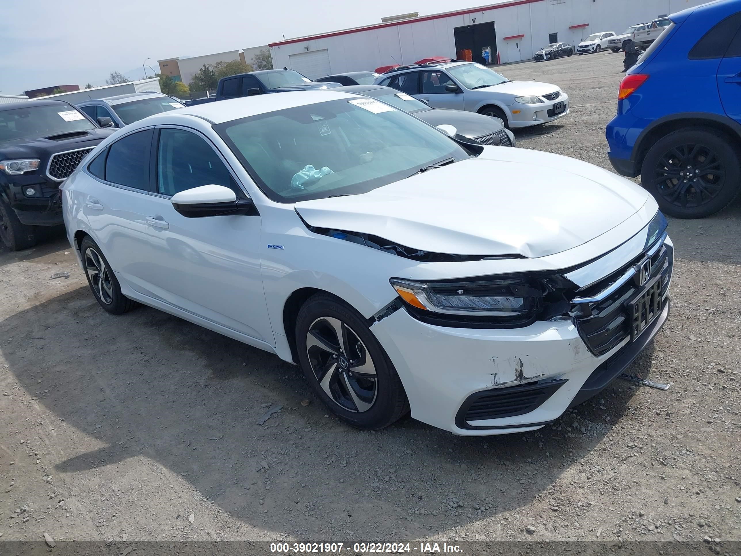 HONDA INSIGHT 2022 19xze4f51ne016242