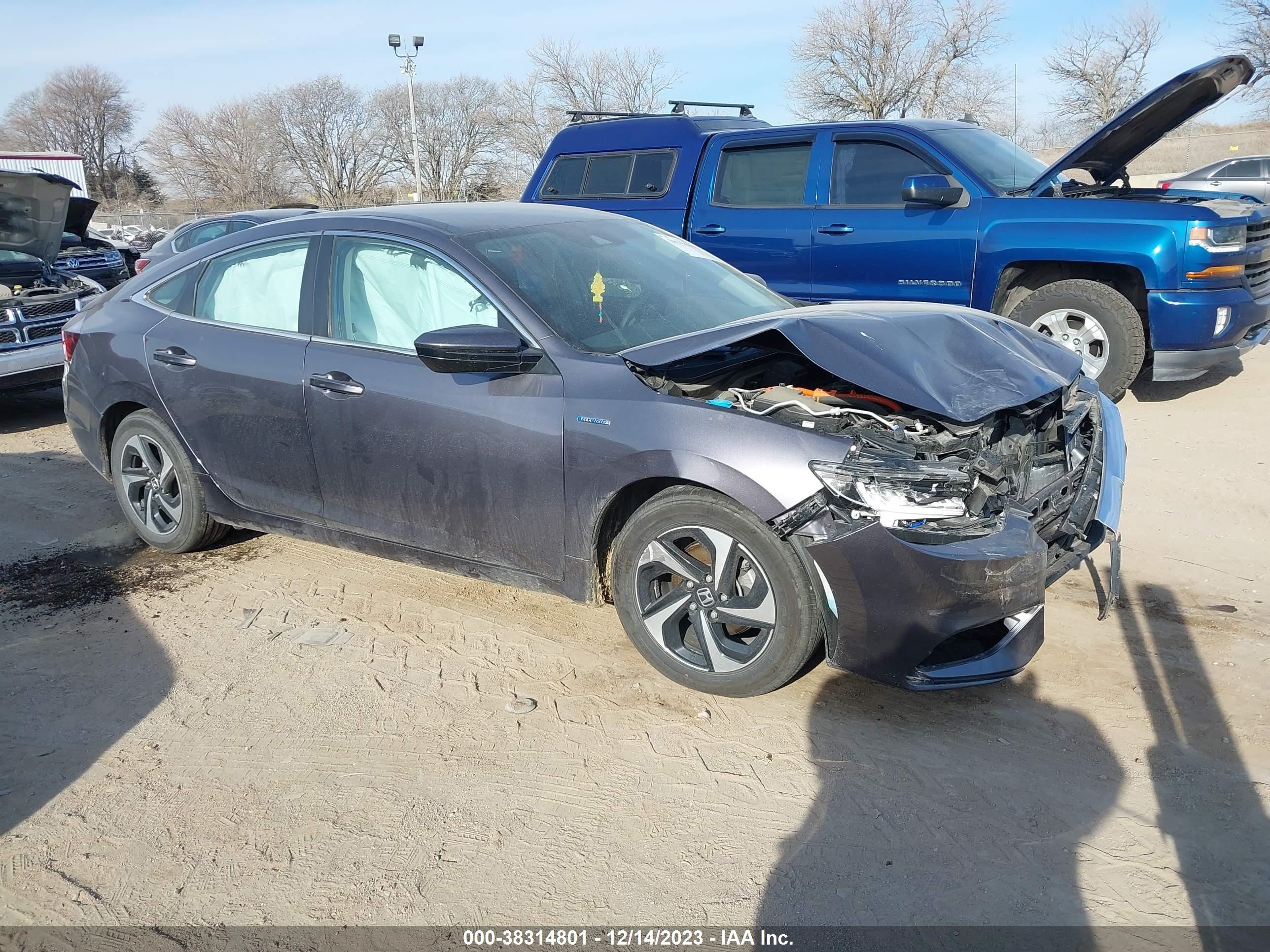 HONDA INSIGHT 2022 19xze4f52ne009655