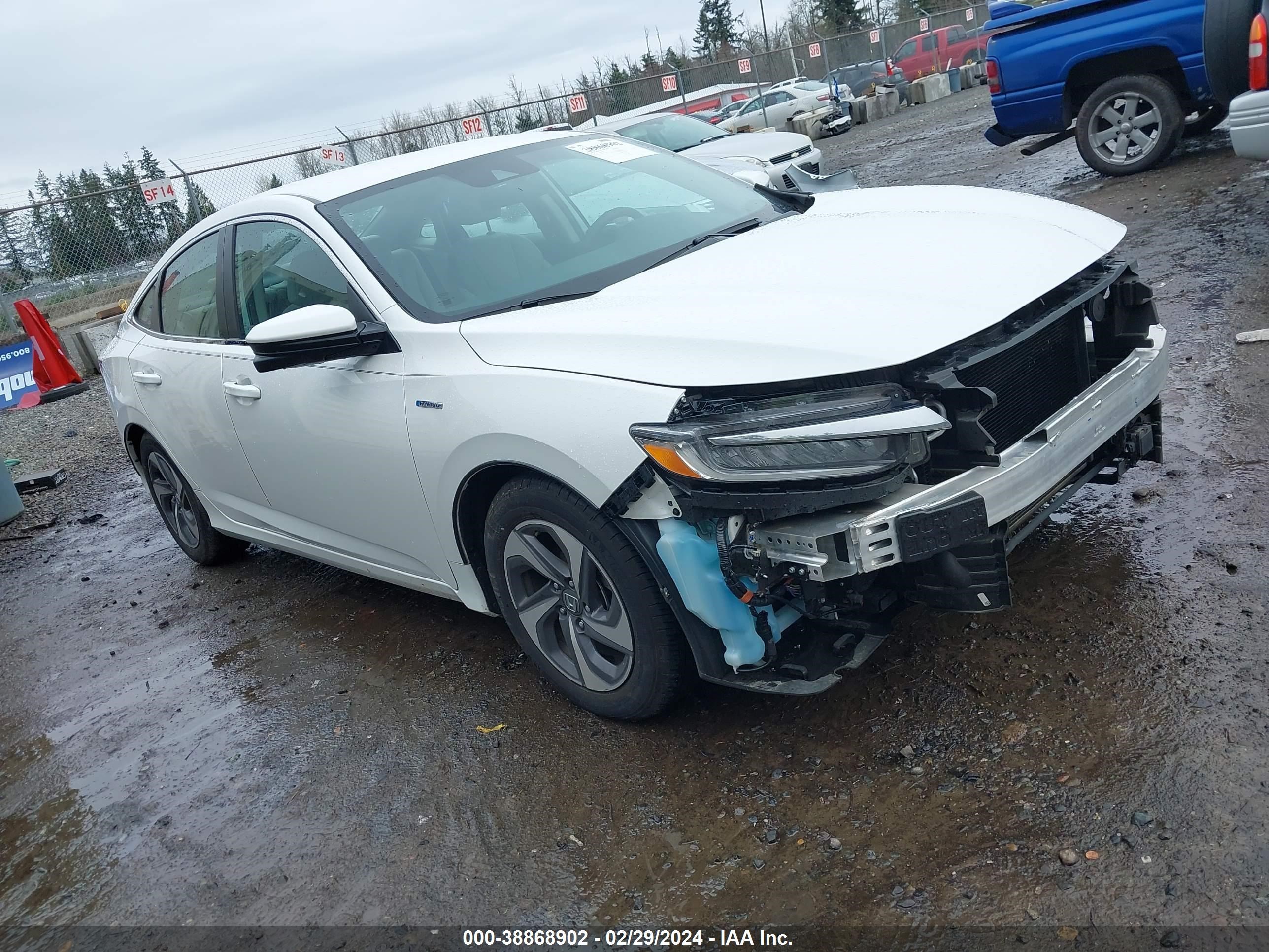 HONDA INSIGHT 2019 19xze4f53ke011491