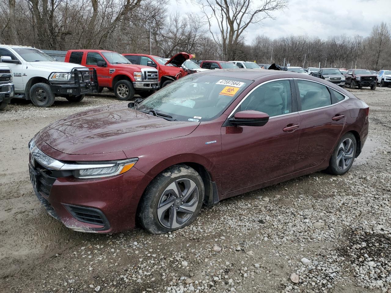 HONDA INSIGHT 2019 19xze4f53ke032308