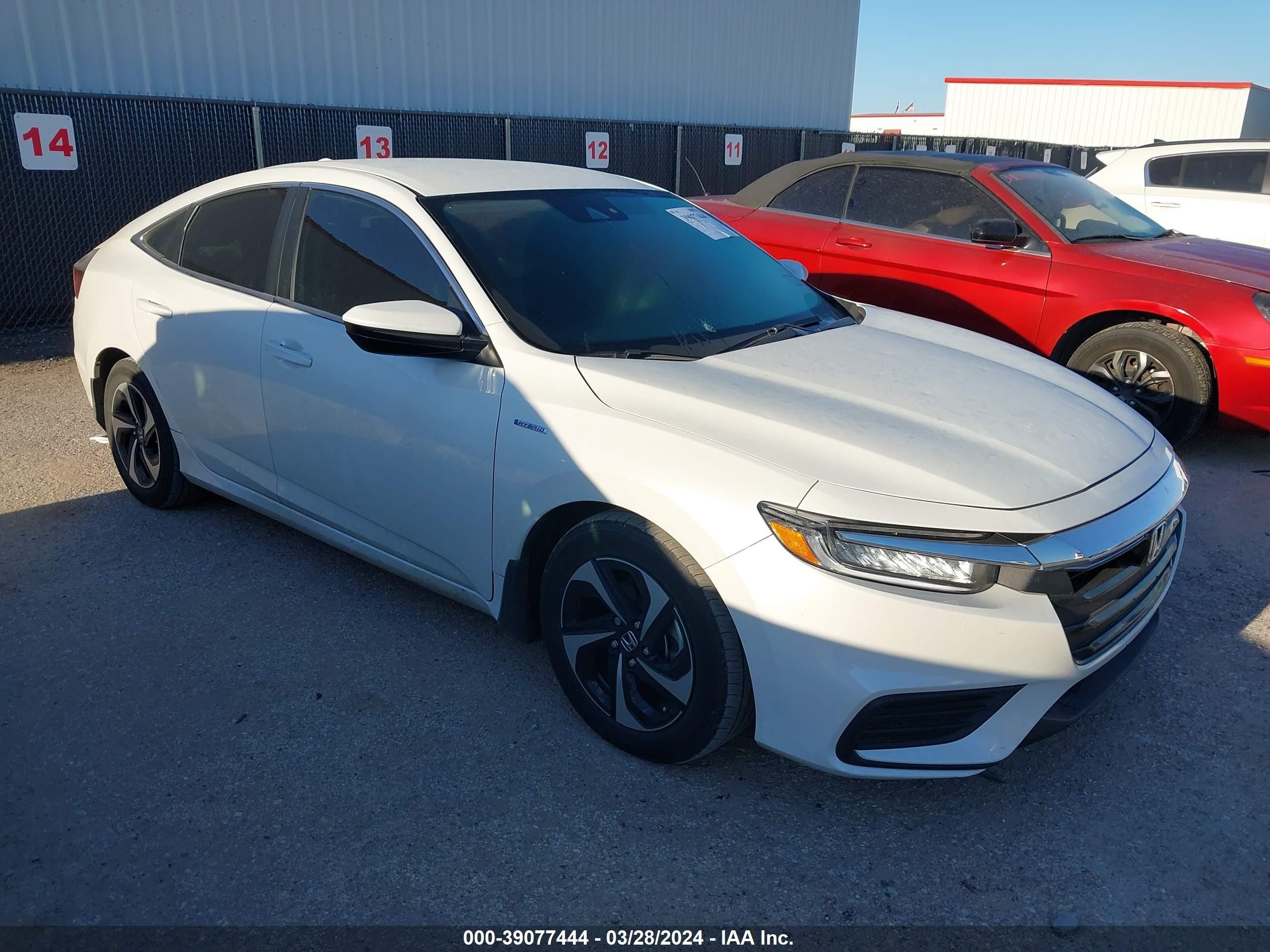 HONDA INSIGHT 2021 19xze4f56me001637