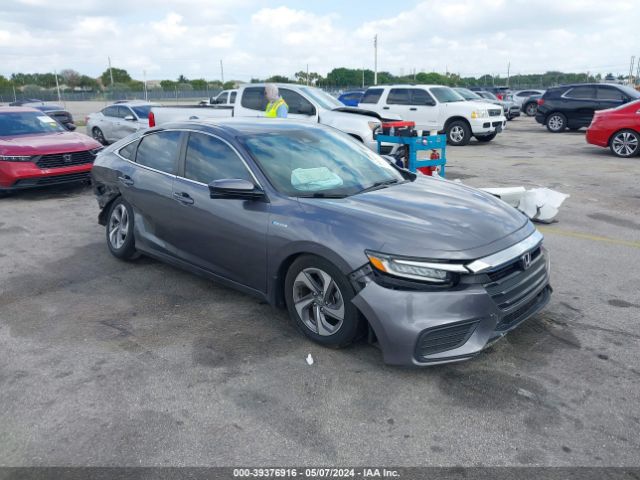 HONDA INSIGHT 2019 19xze4f5xke009883