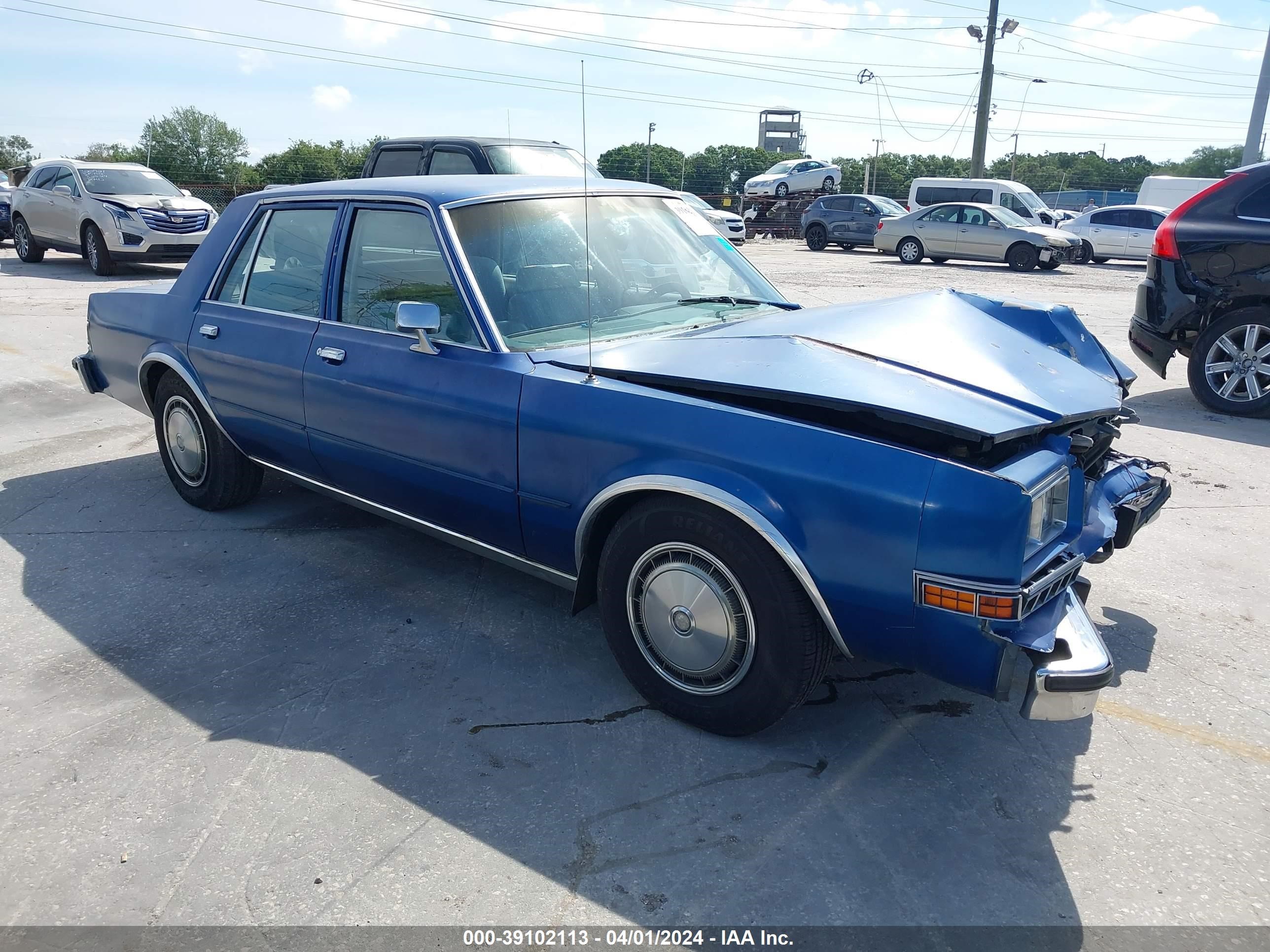 DODGE DIPLOMAT 1985 1b3bg26p4fx598146