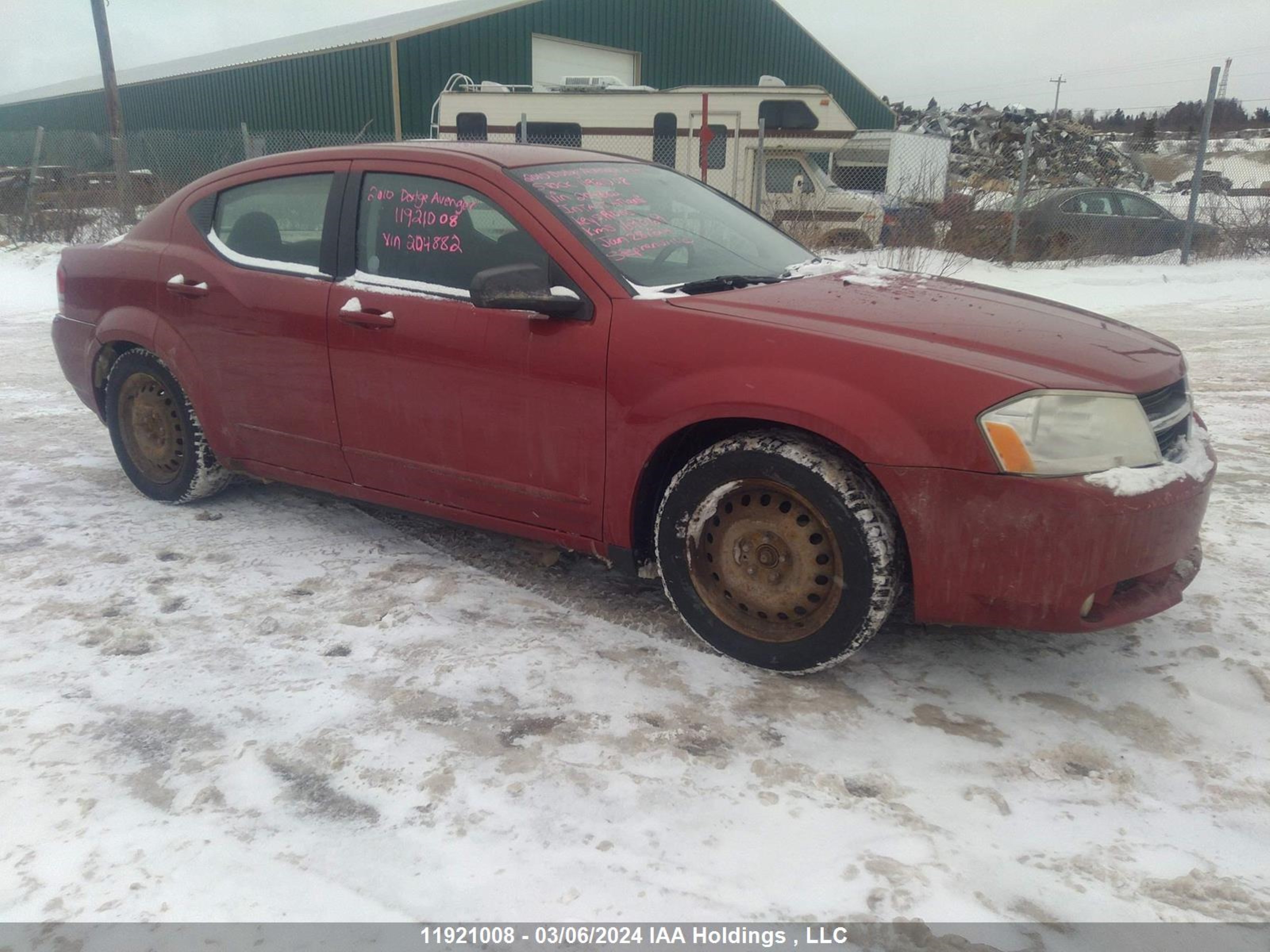 DODGE AVENGER 2010 1b3cc5fb4an204882