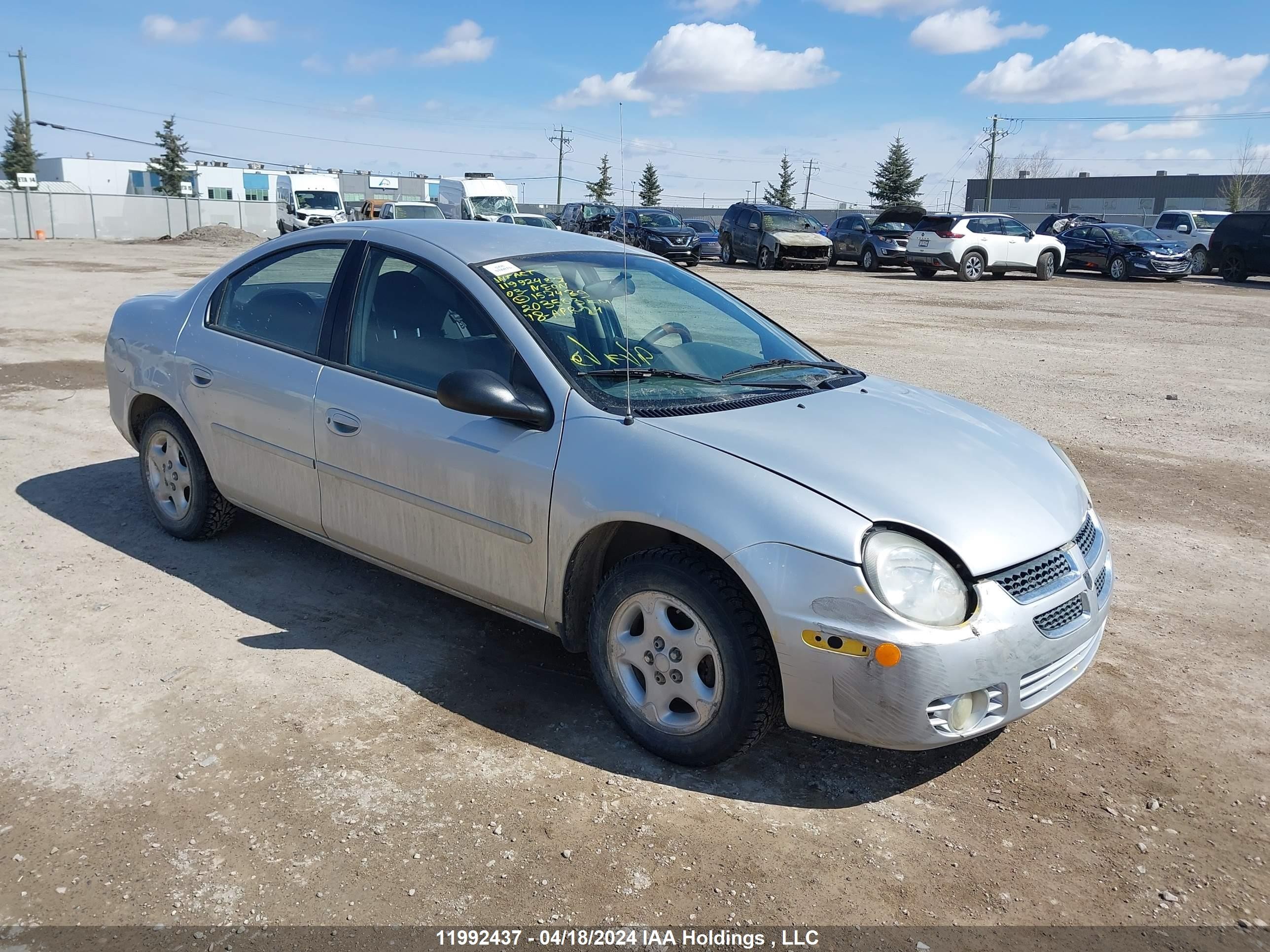 DODGE NEON 2003 1b3es46c43d157439