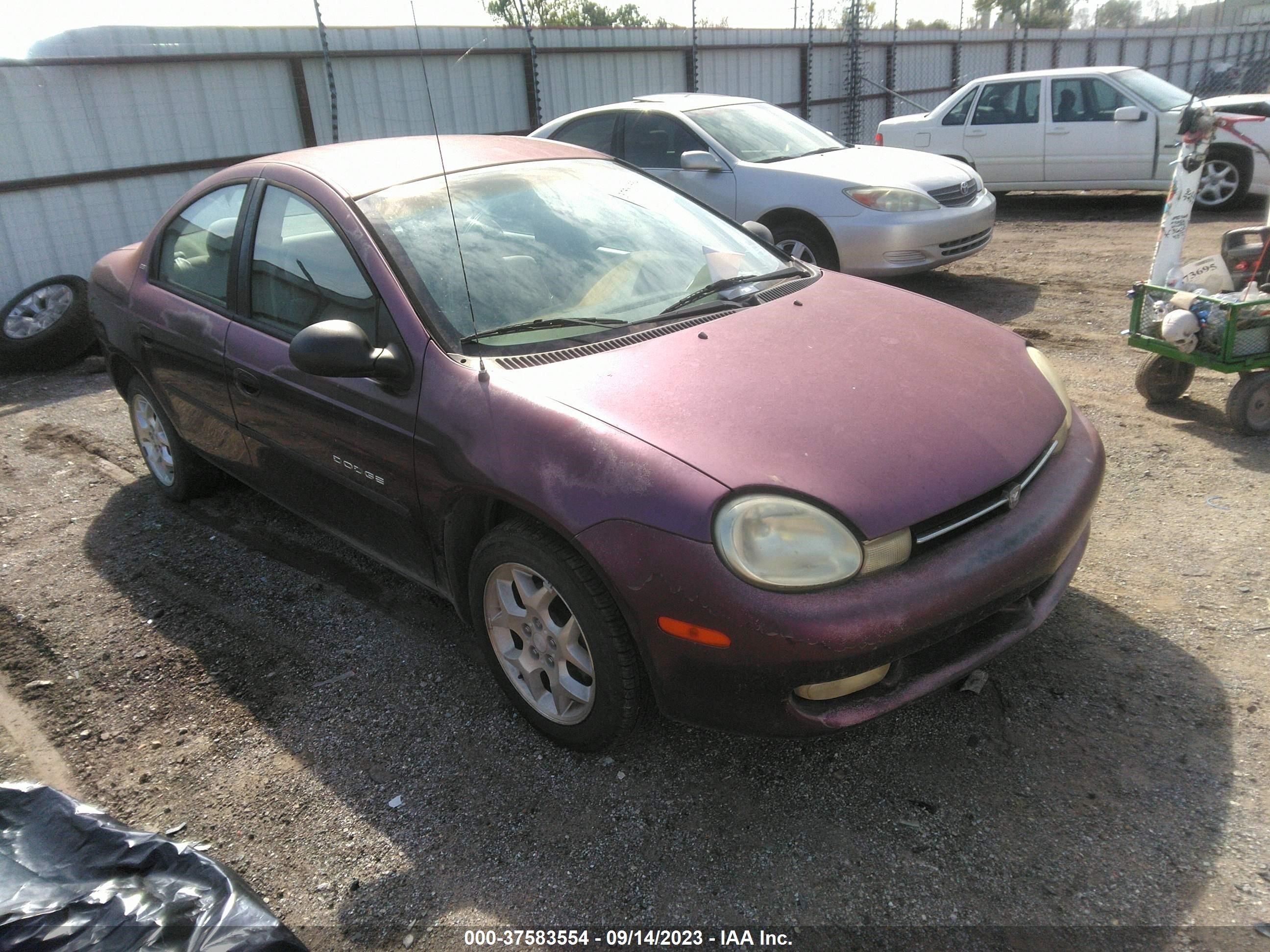 DODGE NEON 2000 1b3es46c9yd608842