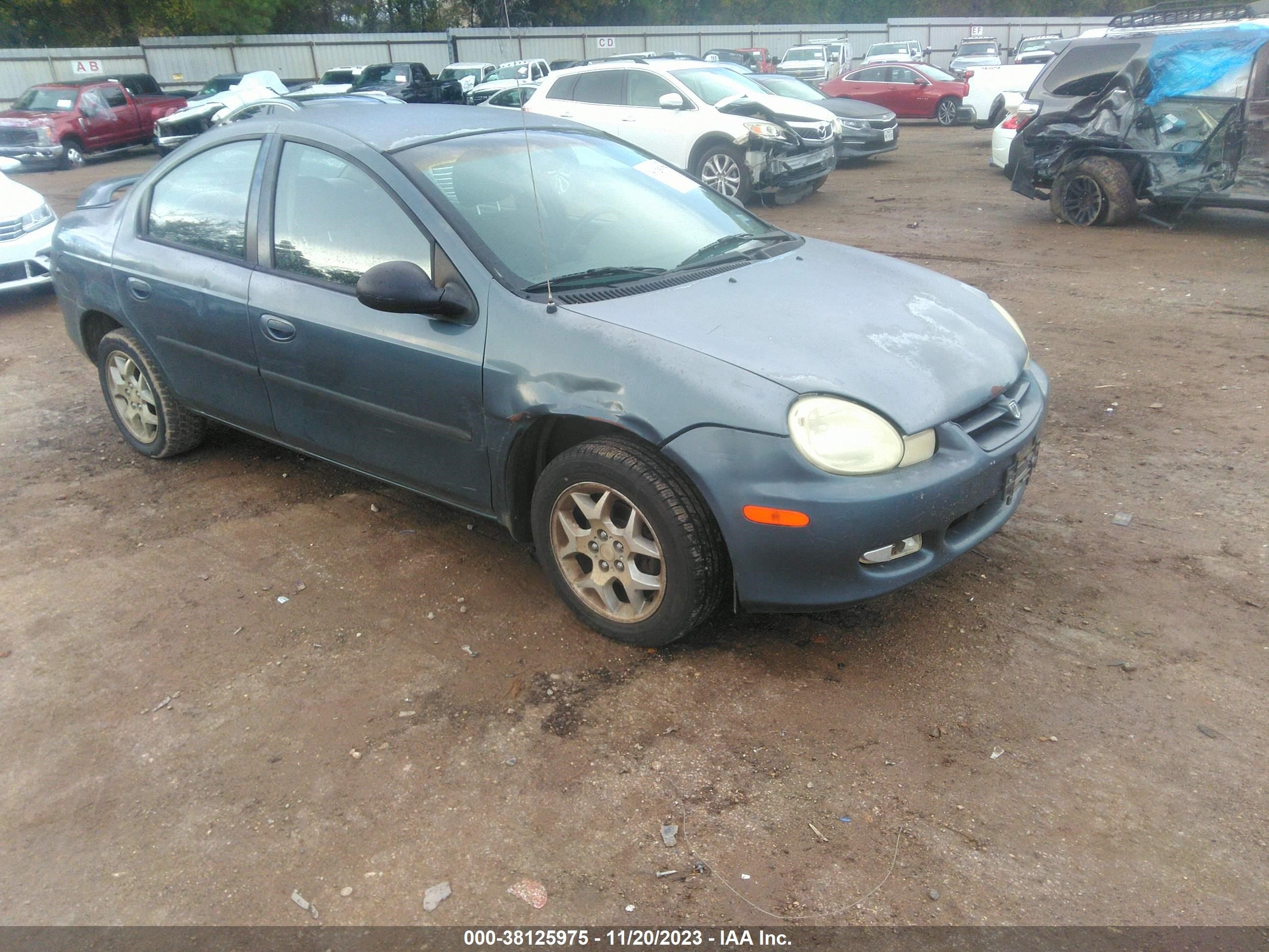 DODGE NEON 2002 1b3es56c02d603266