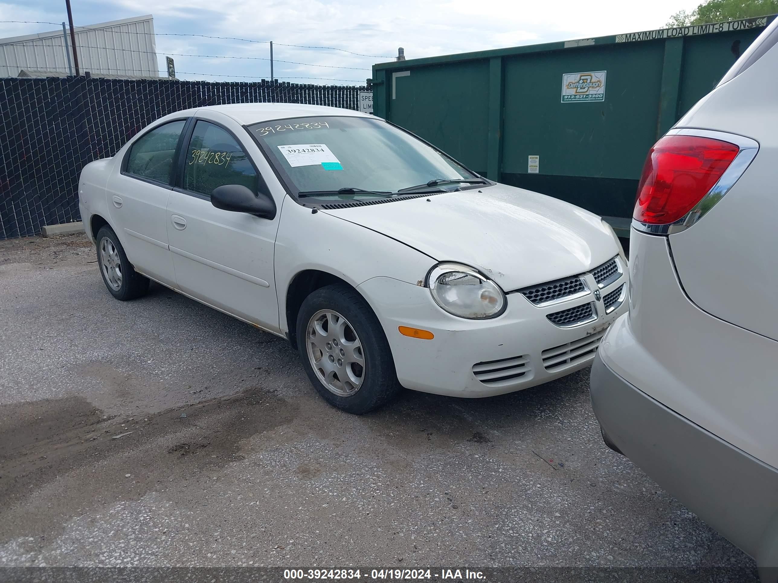 DODGE NEON 2005 1b3es56c65d182061