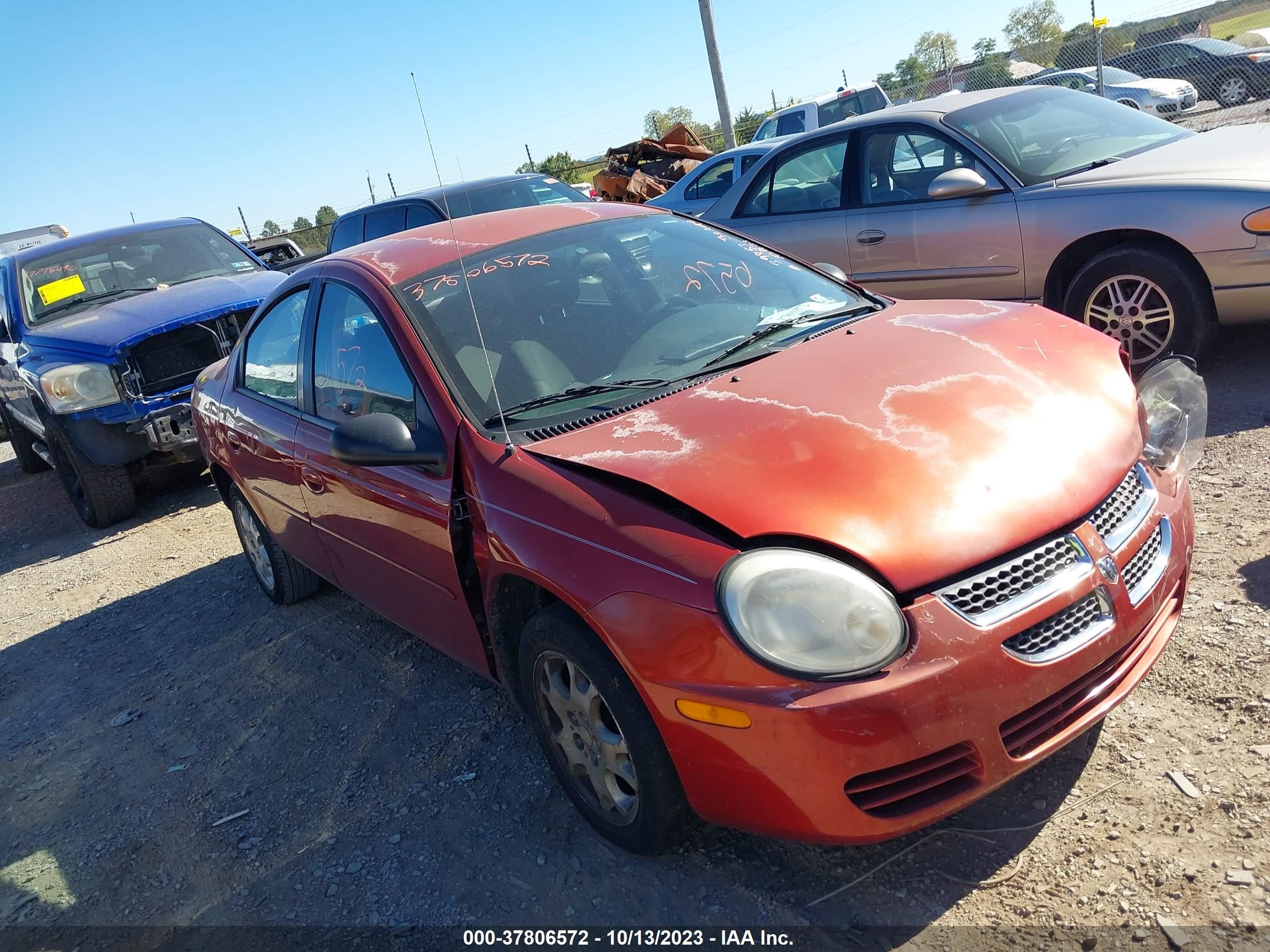 DODGE NEON 2005 1b3es56c75d110592