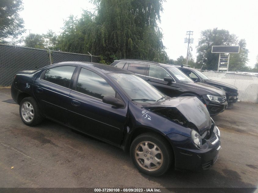 DODGE NEON 2005 1b3es56c85d250277