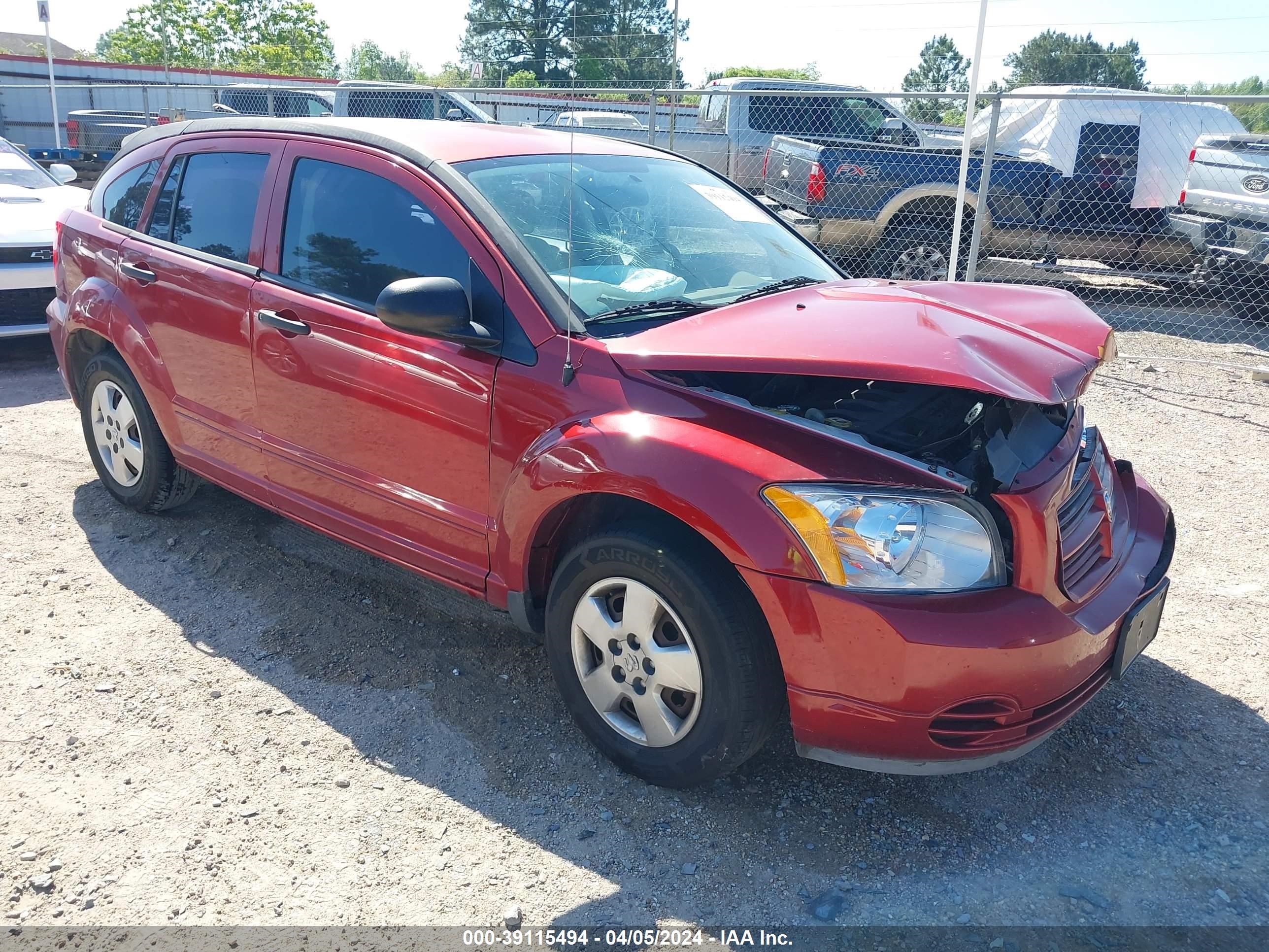 DODGE CALIBER 2007 1b3hb28b67d232458