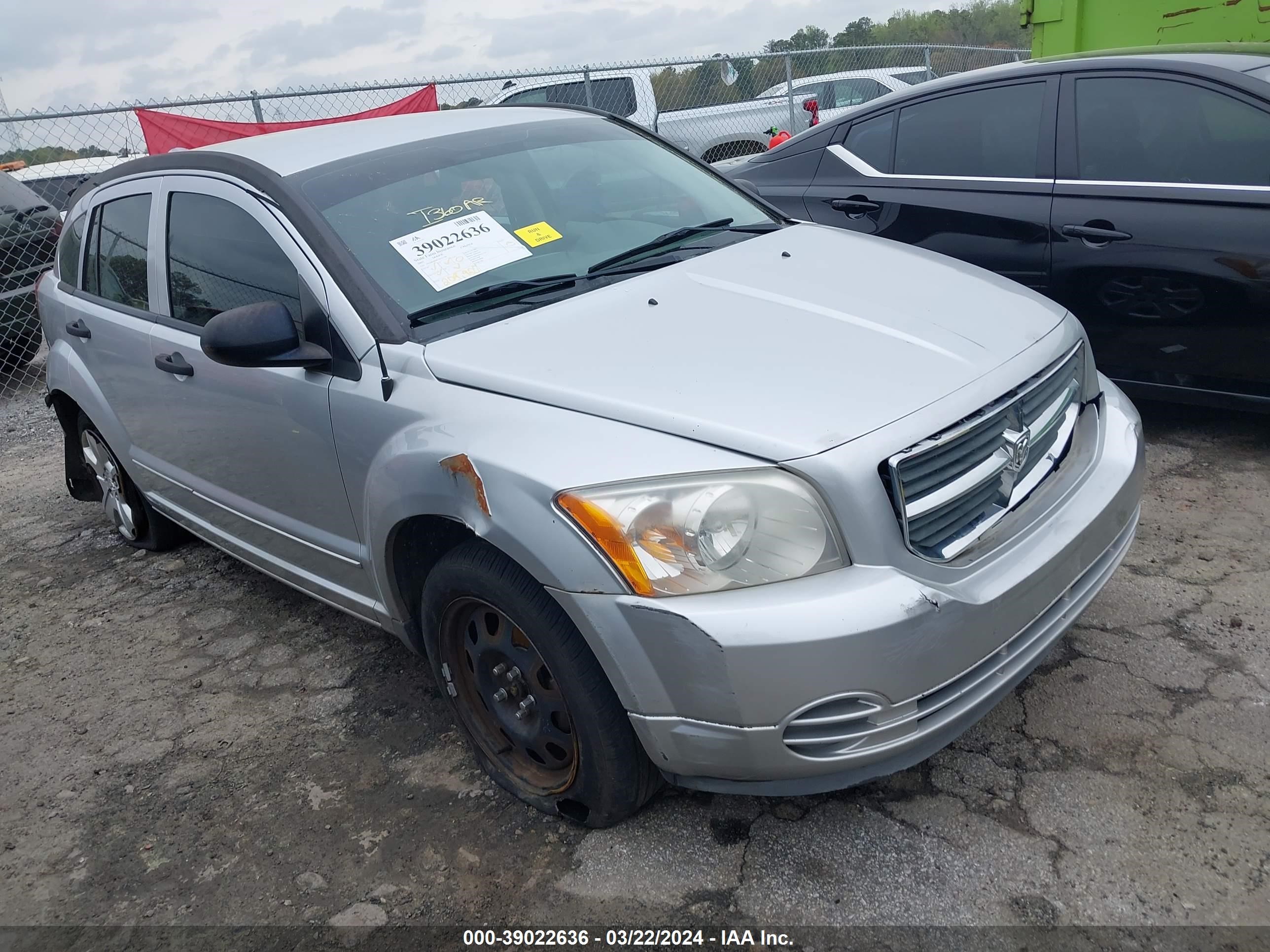 DODGE CALIBER 2007 1b3hb48b07d415186