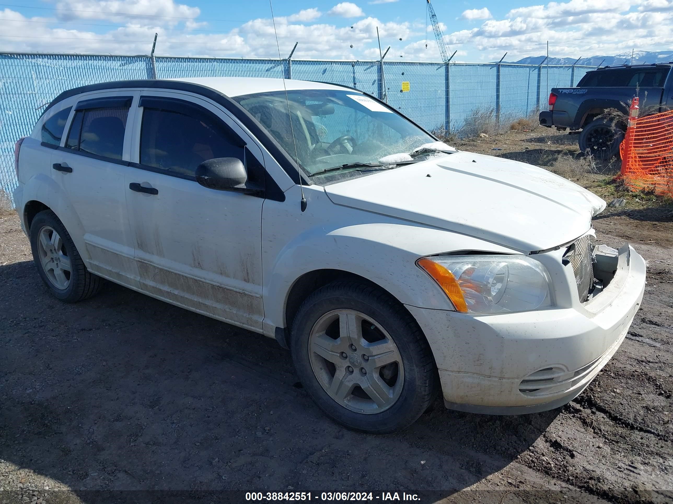 DODGE CALIBER 2007 1b3hb48b27d258857