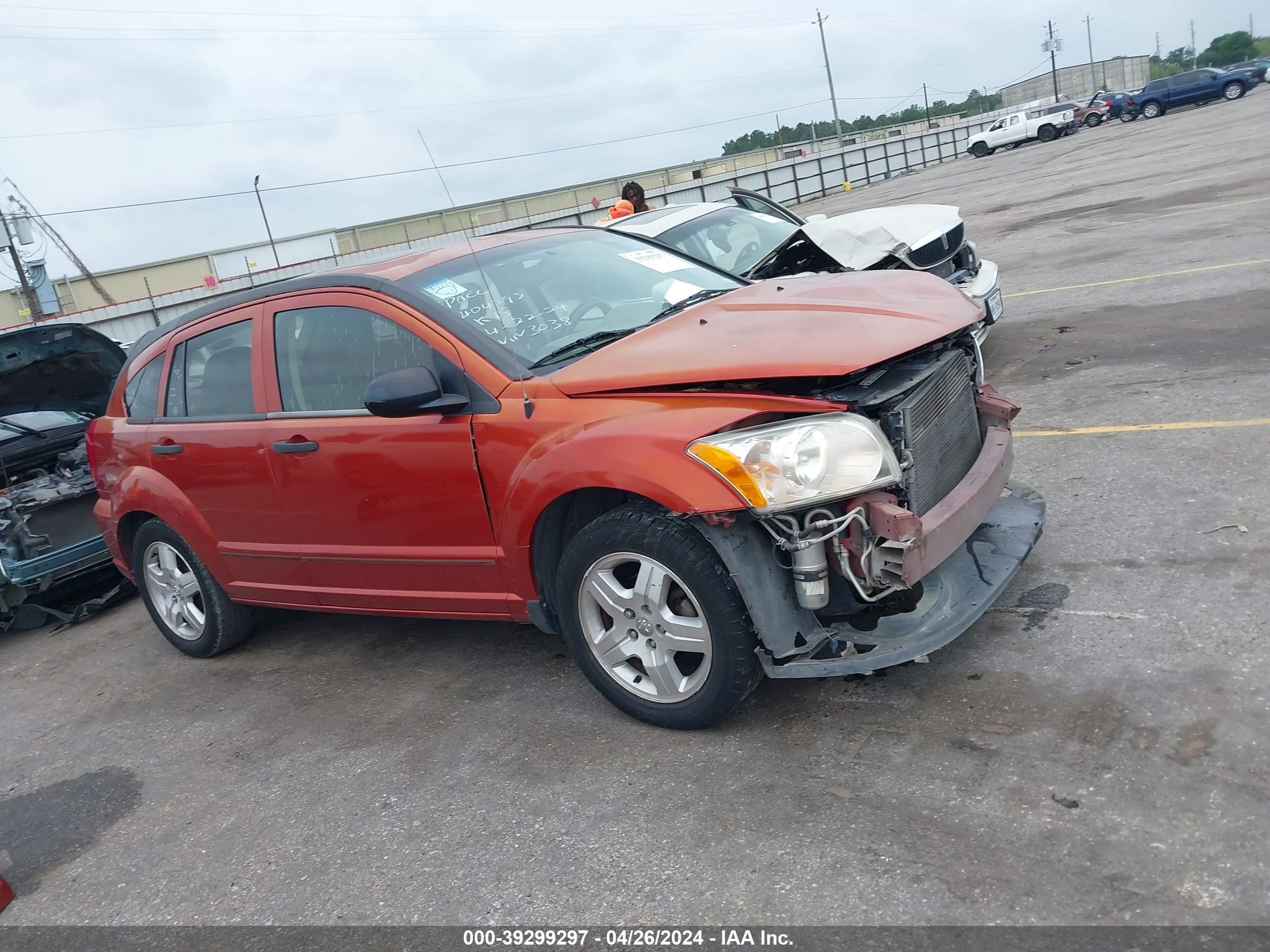 DODGE CALIBER 2007 1b3hb48b37d103038