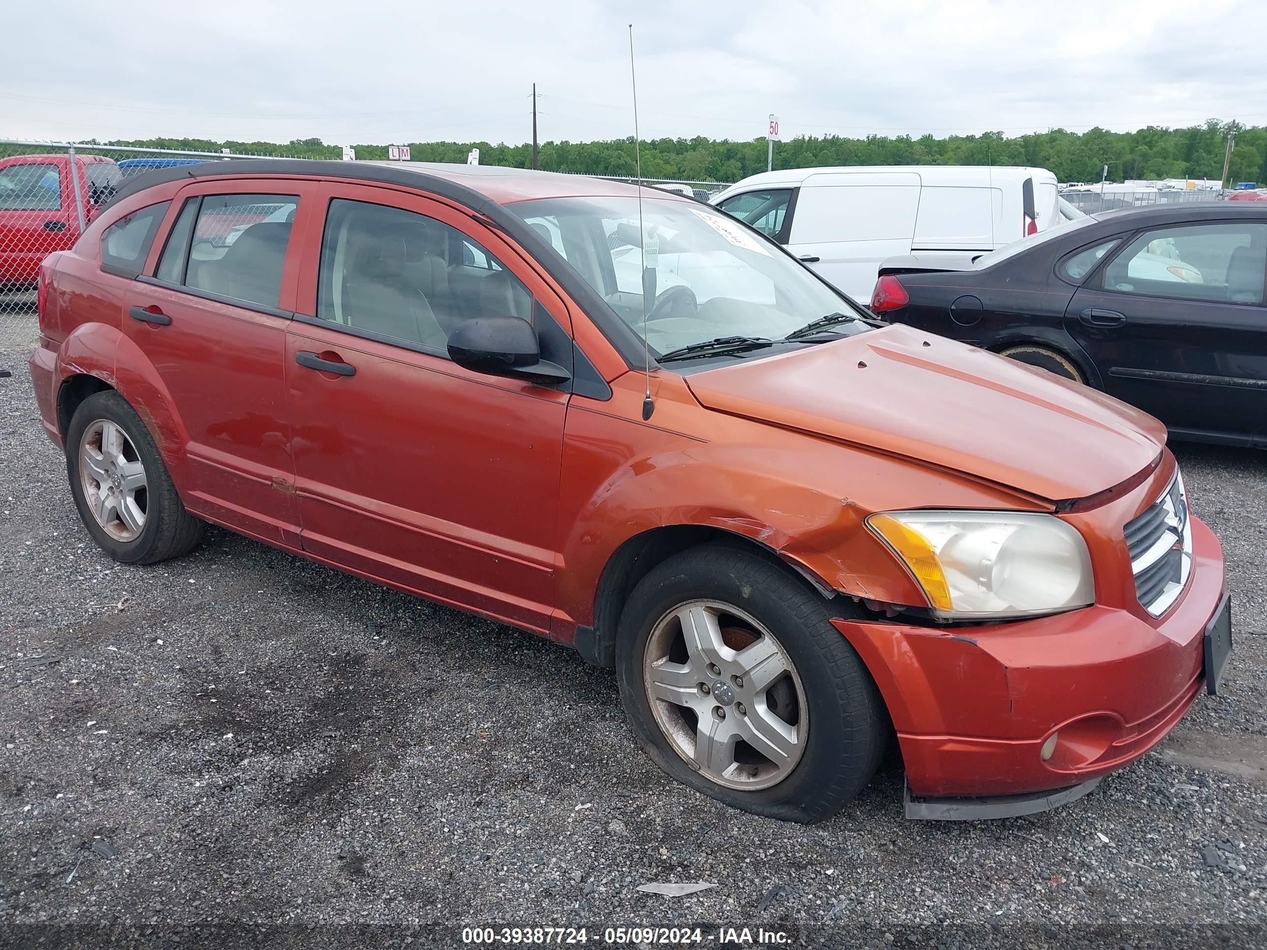 DODGE CALIBER 2007 1b3hb48b37d216665