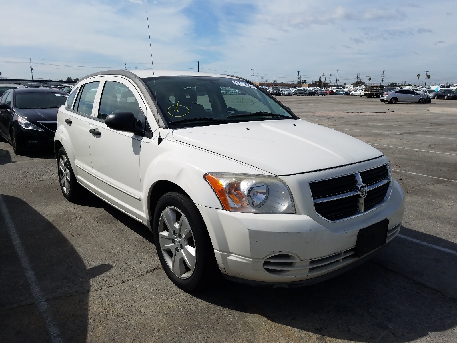 DODGE CALIBER SX 2007 1b3hb48b37d379767